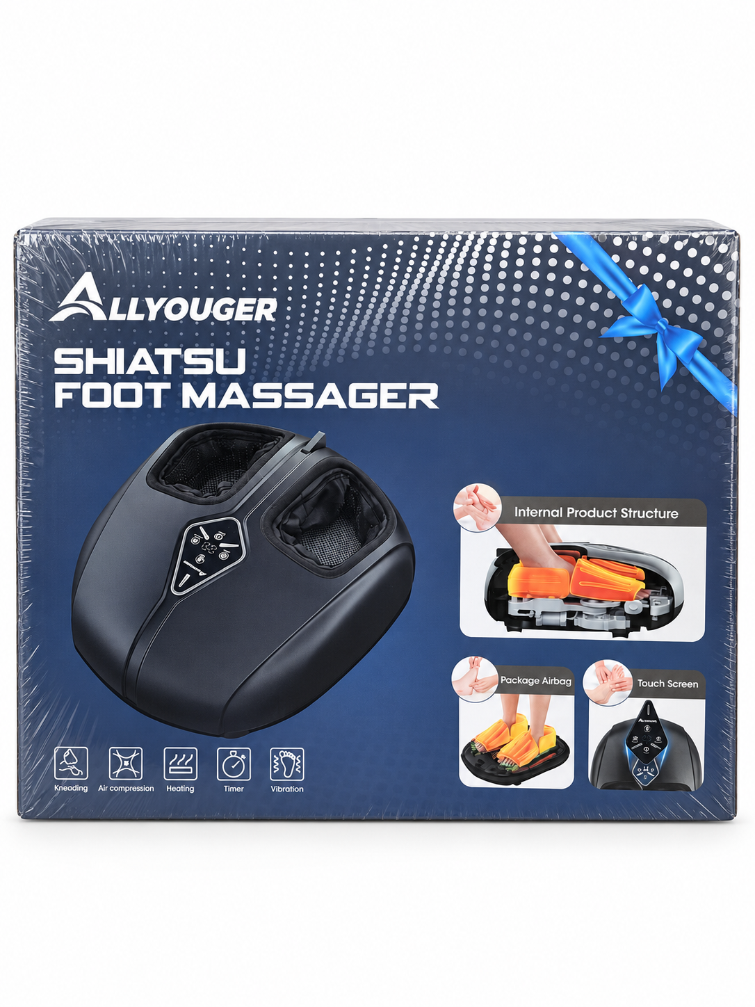 Shiatsu Foot Massager – Black