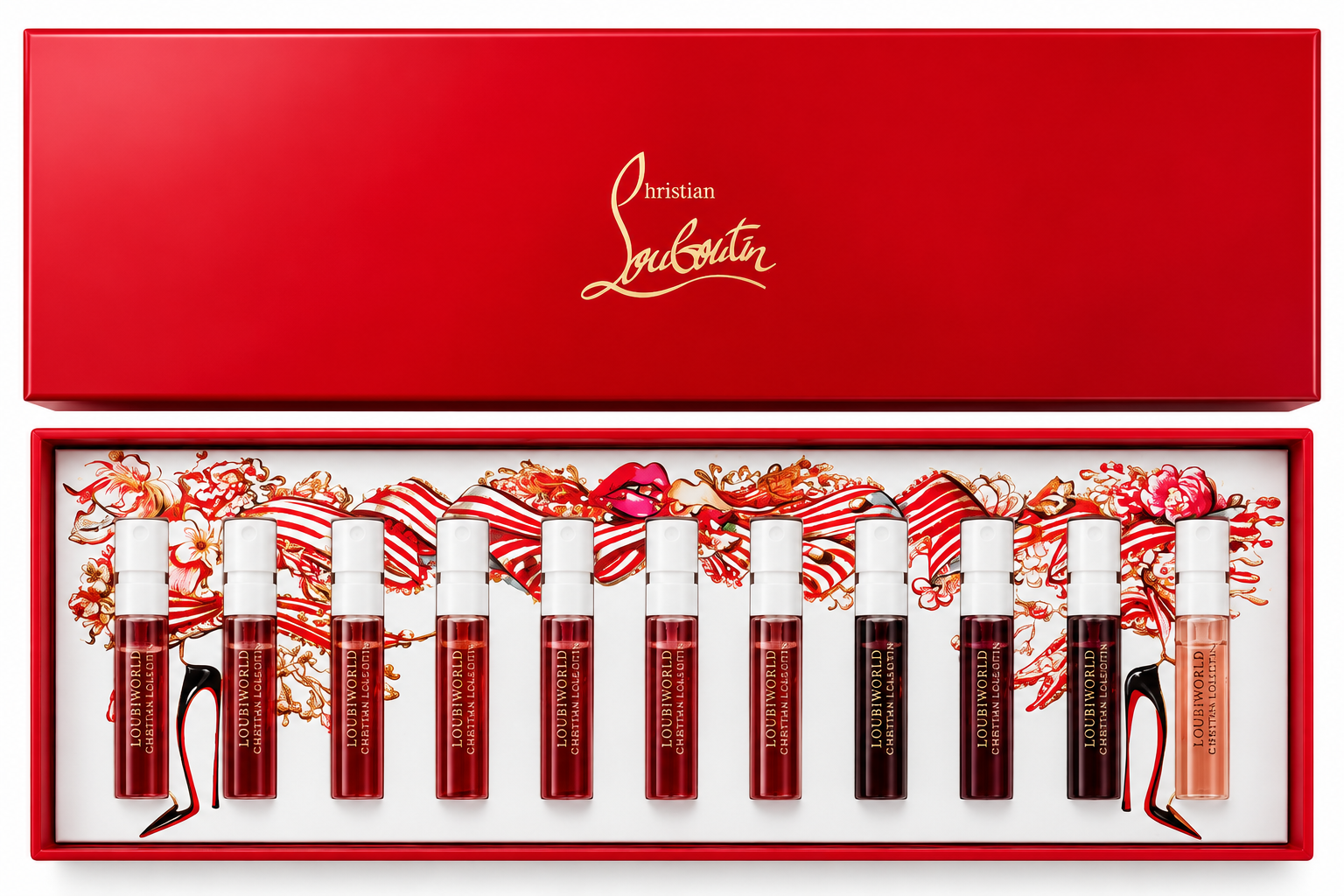Christian Louboutin Loubiworld Luxury Fragrance Discovery Set – 11 Scents
