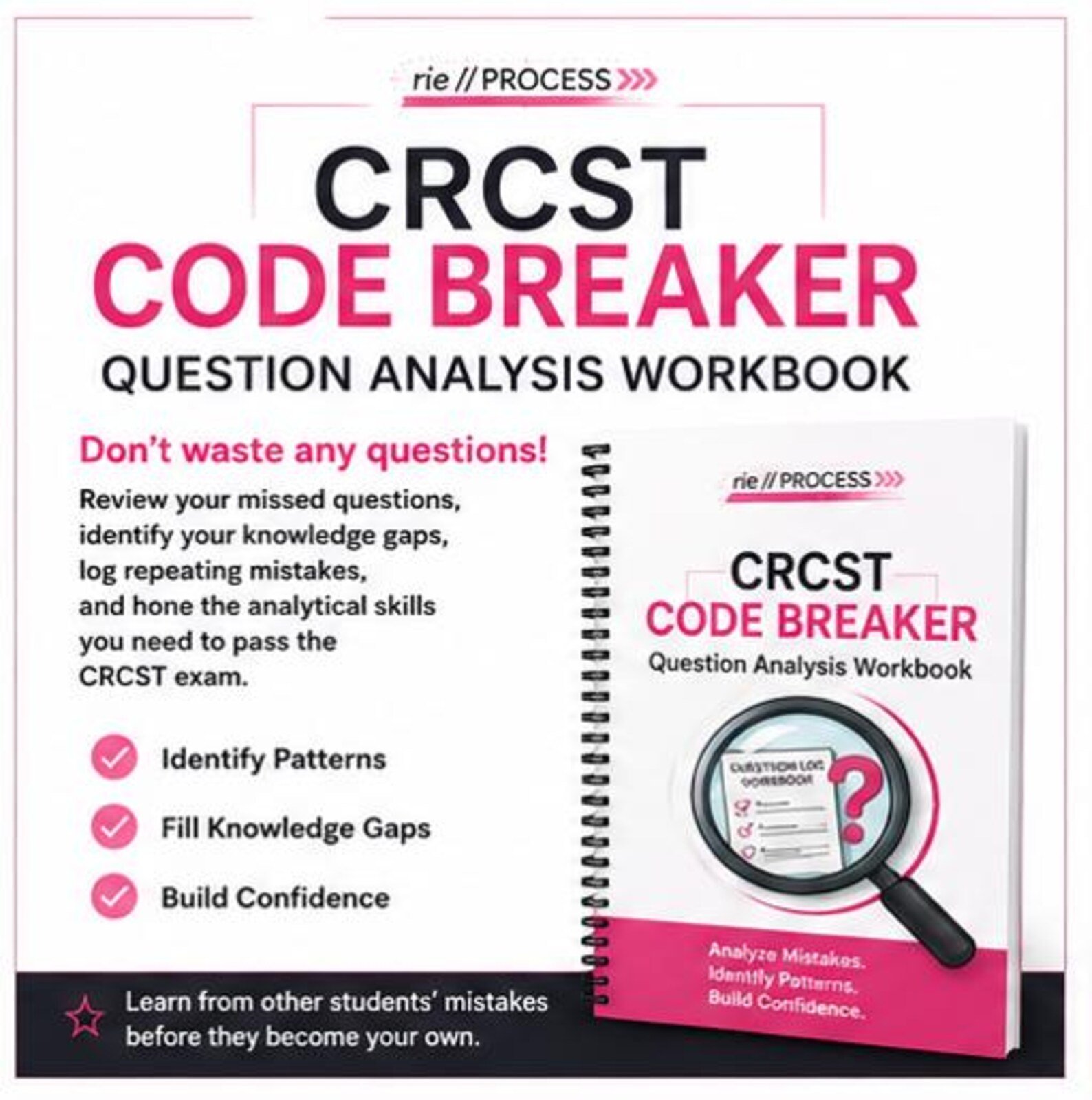 CRCST Code Breaker | Question Analysis Workbook