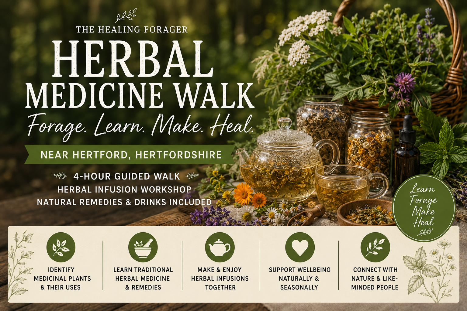 🌿 Herbal Medicine Walk & Infusion Workshop