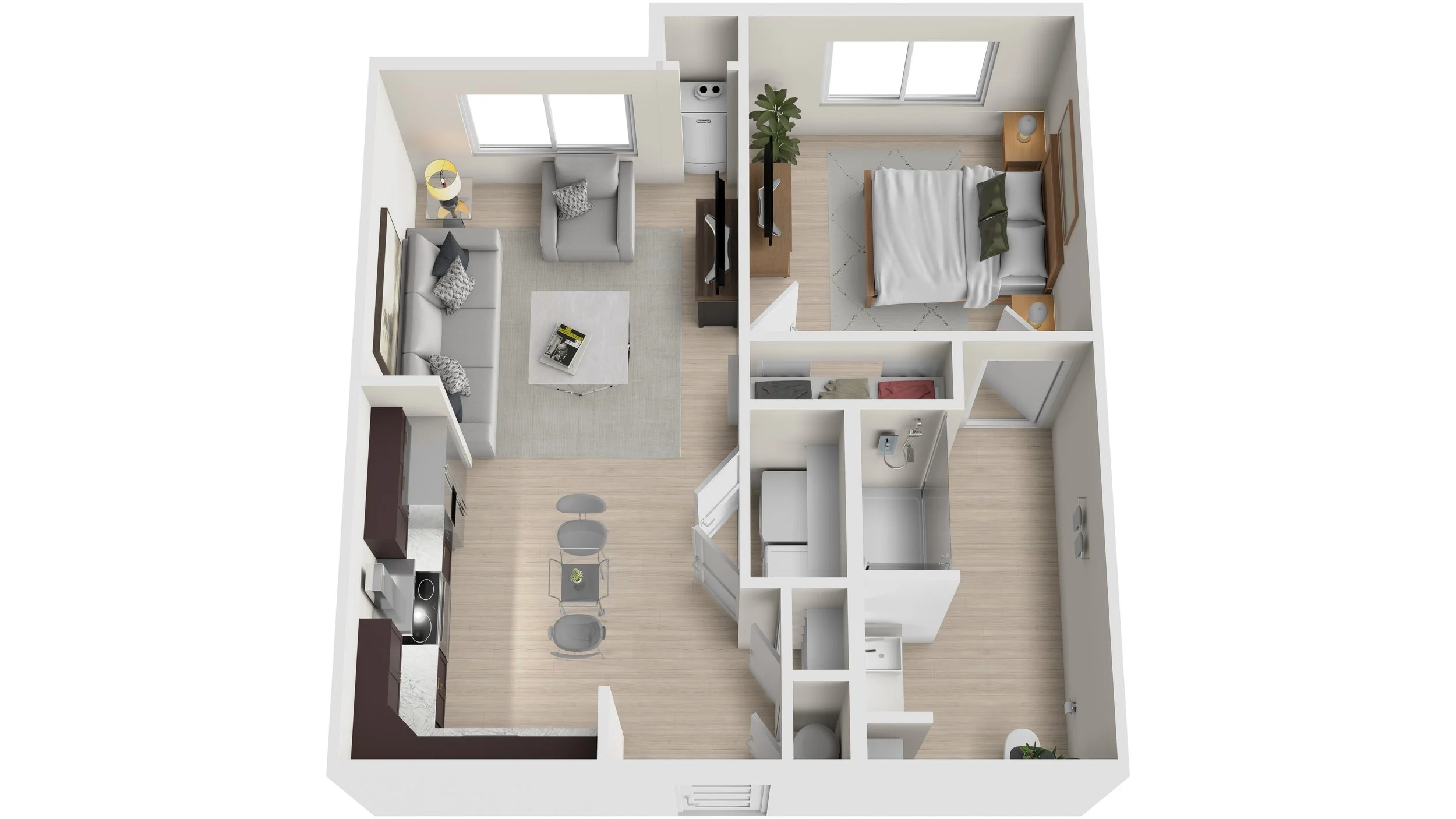 1 Bedroom Floorplan