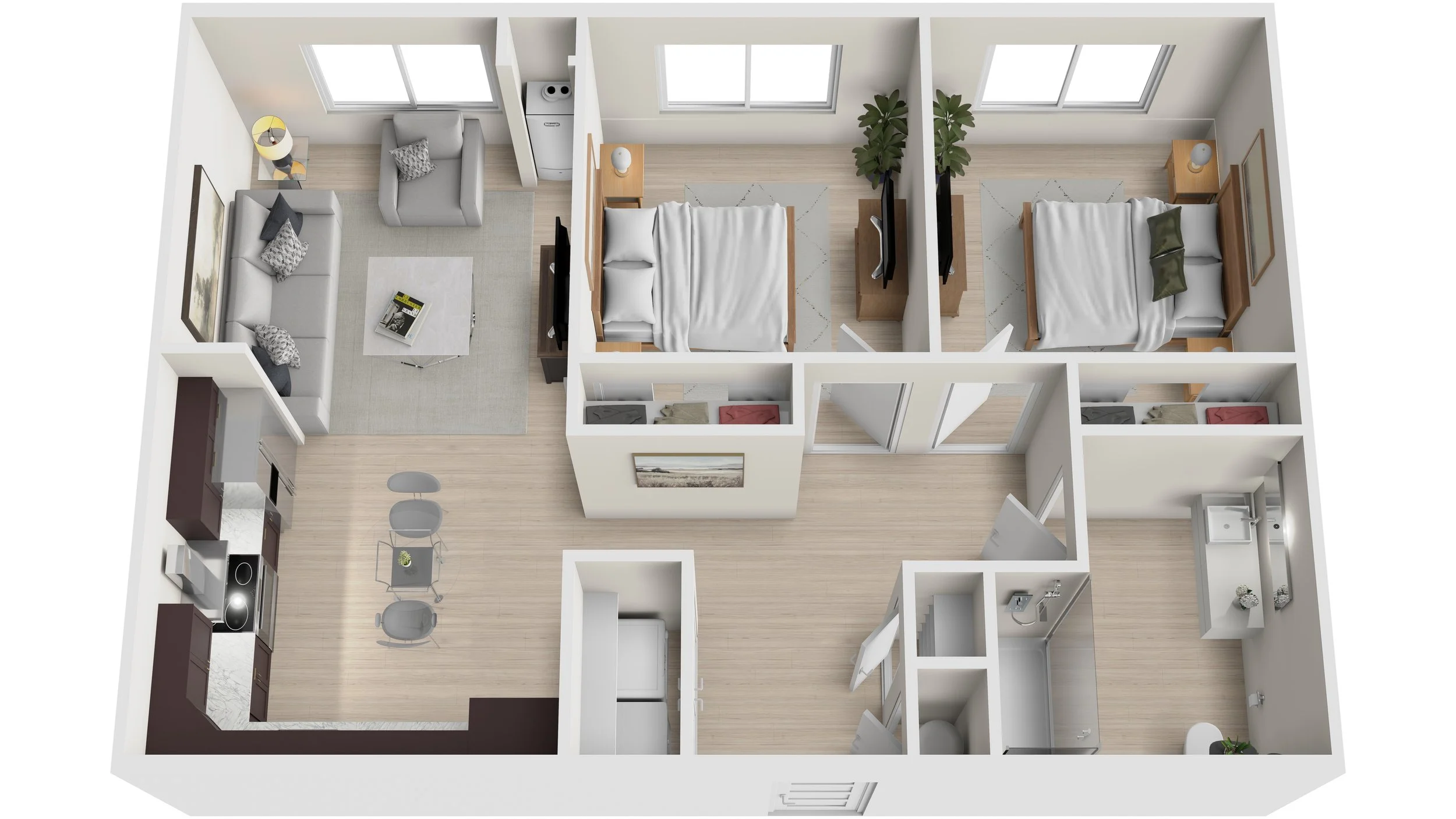 2 Bedroom Floorplan