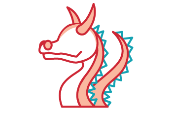 Icon of a dragon