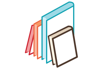 Stack of little books