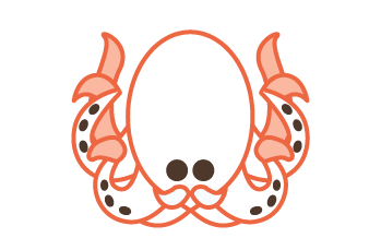 Icon of an octopus