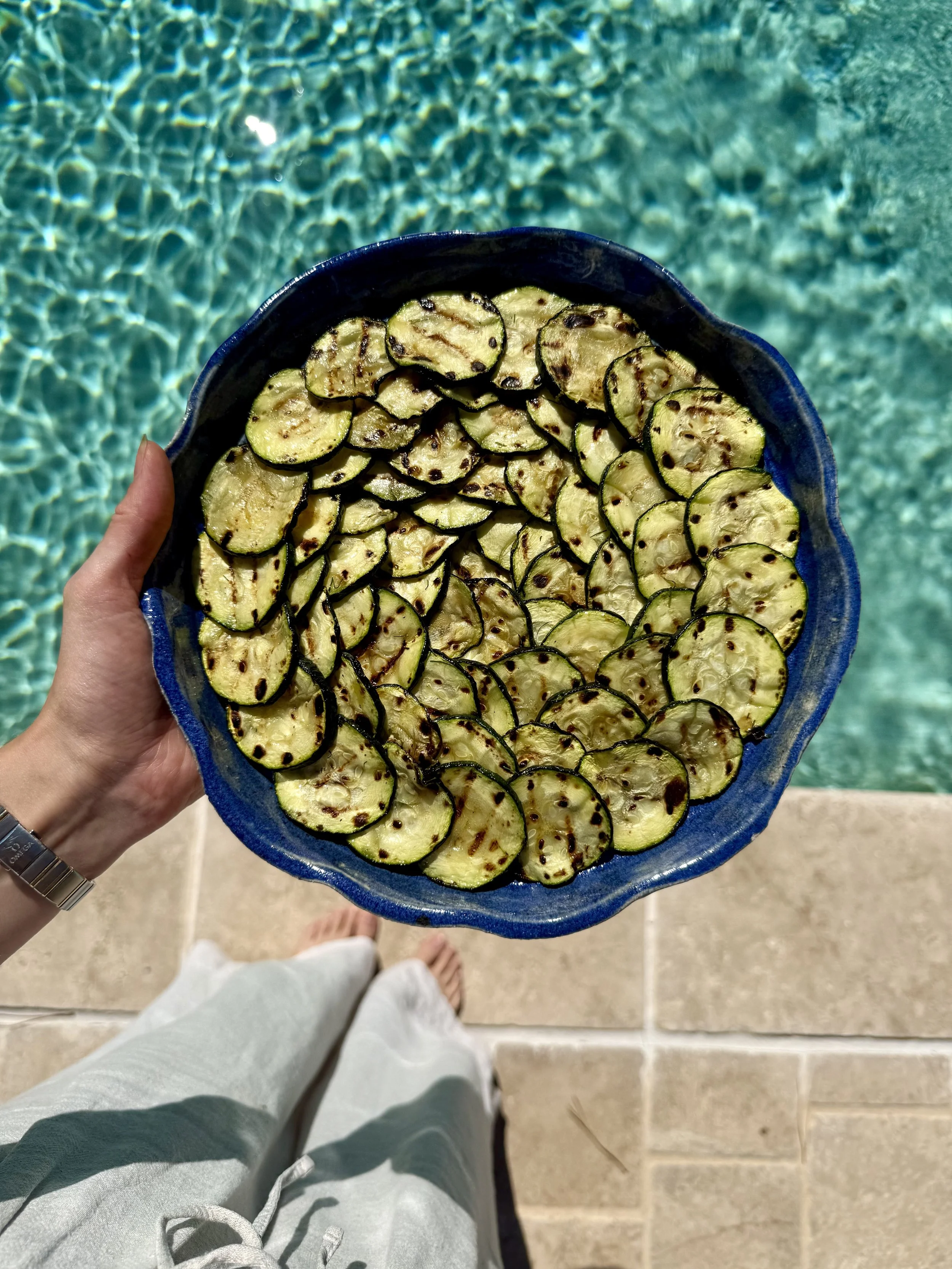 Grilled zucchini 