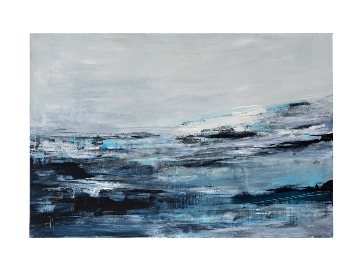 Wild Seas I - £1,750.

Acrylic on deep-edge canvas (unframed).

Dimensions: 1.5 metres x 1 metre x 4cm