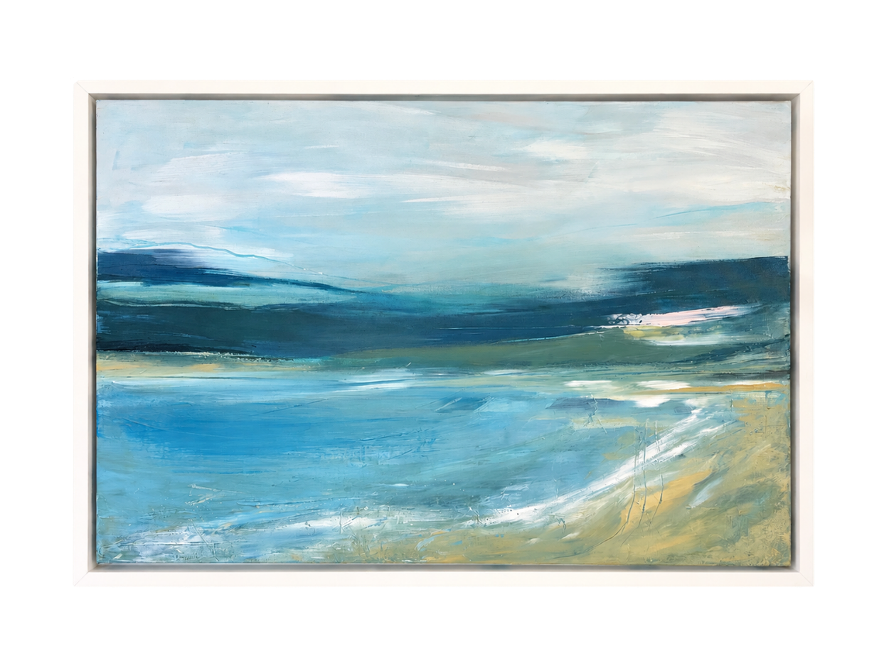 Shifting Lines I - £1,200.

Acrylic on deep-edge canvas in a 6cm deep tray frame.

Dimensions: Framed 97x67cm Image 91x61cm 