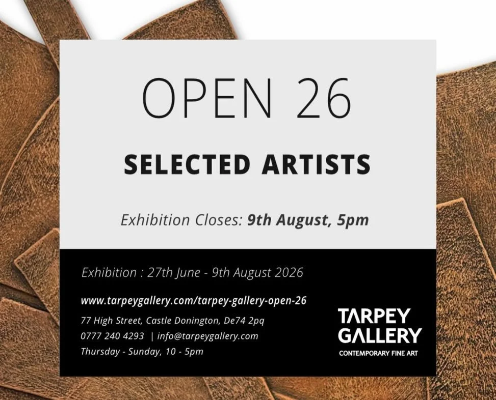 Delighted to have been selected to exhibit next year @tarpeygallery with 26 other artists. ❤️
