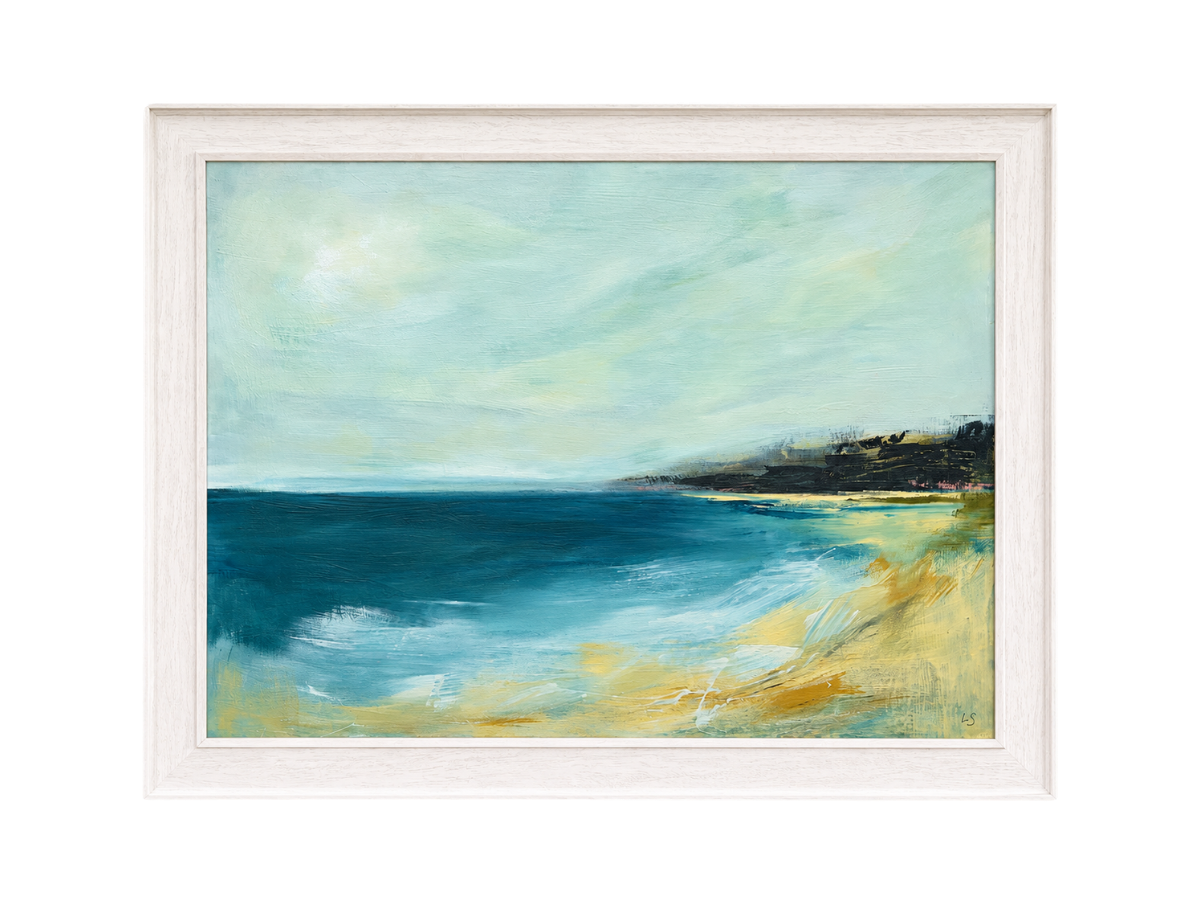 Through The Mist III - £995.

Acrylic on board, framed in a St Ives frame. 

Dimensions: 

Framed 94×74cm 

Image 80×60cm