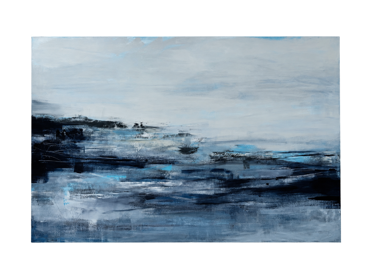 Wild Seas II - £1,750.

Acrylic on deep-edge canvas (unframed).

Dimensions: 1.5 metres x 1 metre x 4cm