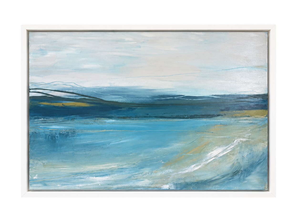 Shifting Lines II - £1,200.

Acrylic on deep-edge canvas in a 6cm deep tray frame.

Dimensions: Framed 97x67cm Image 91x61cm 