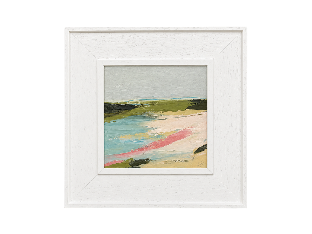 Quiet Light III - £250. 

Acrylic on canvas board, framed in a St Ives frame.

Dimensions: 

Framed 34×34cm 

Image 20×20cm