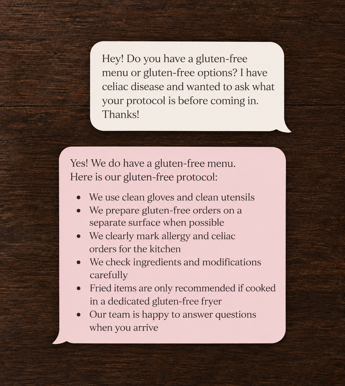 5 Questions I Ask at Restaurants Before Eating There With Celiac Disease