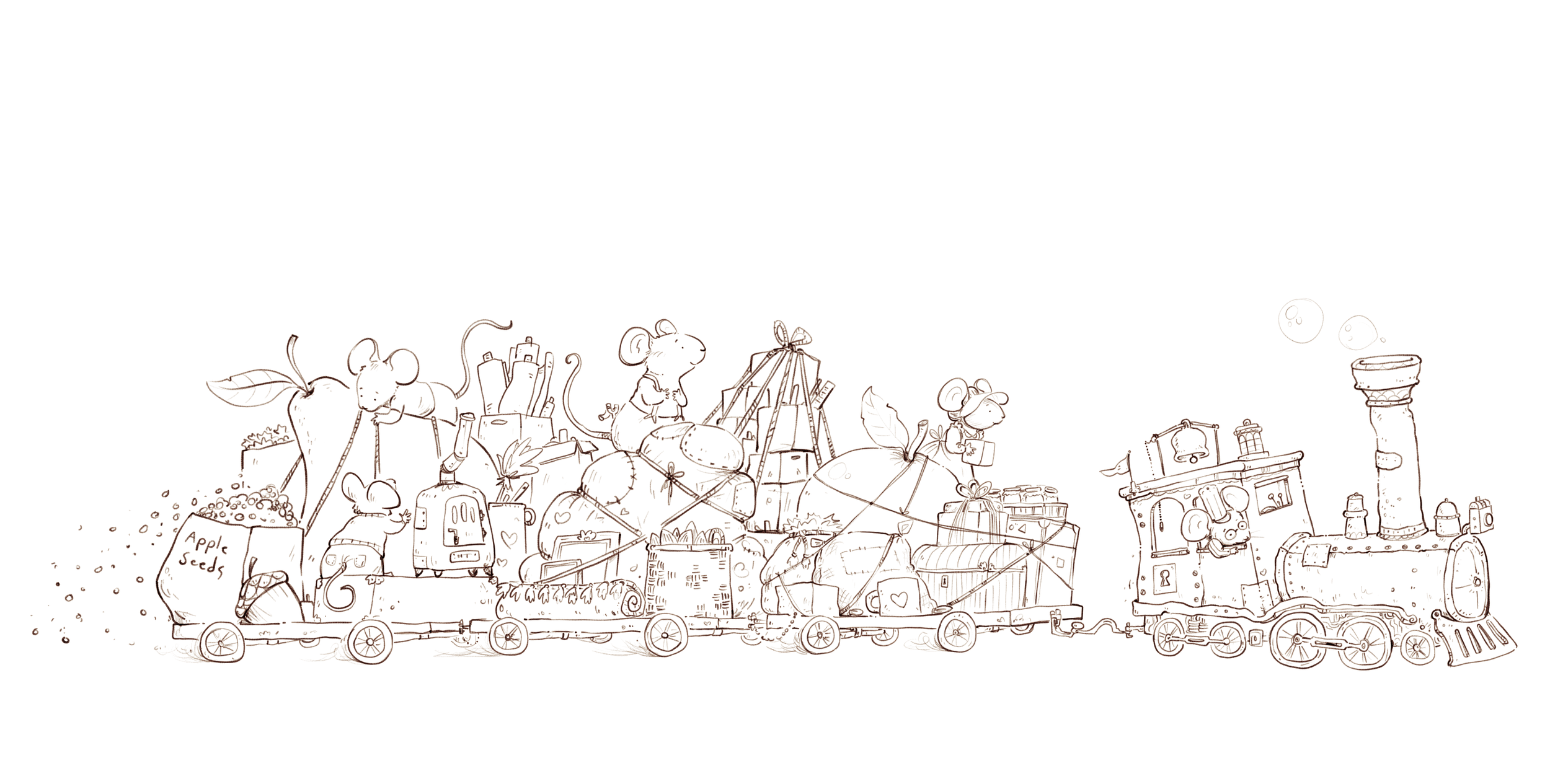 Higgeldy House Coloring Page