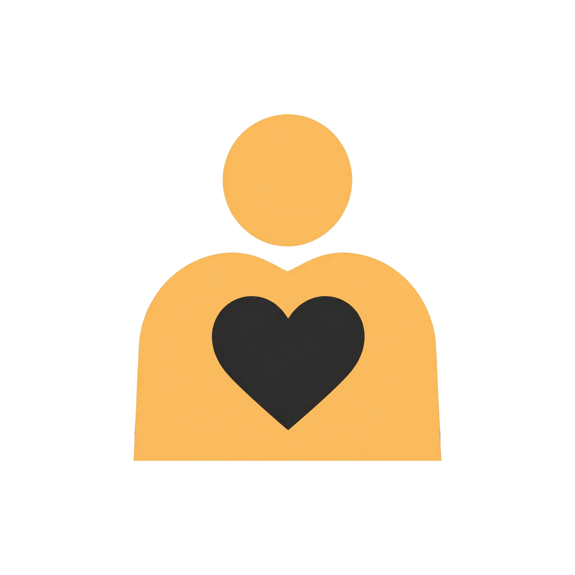 Pink heart on a black background with colorful lines beneath it.