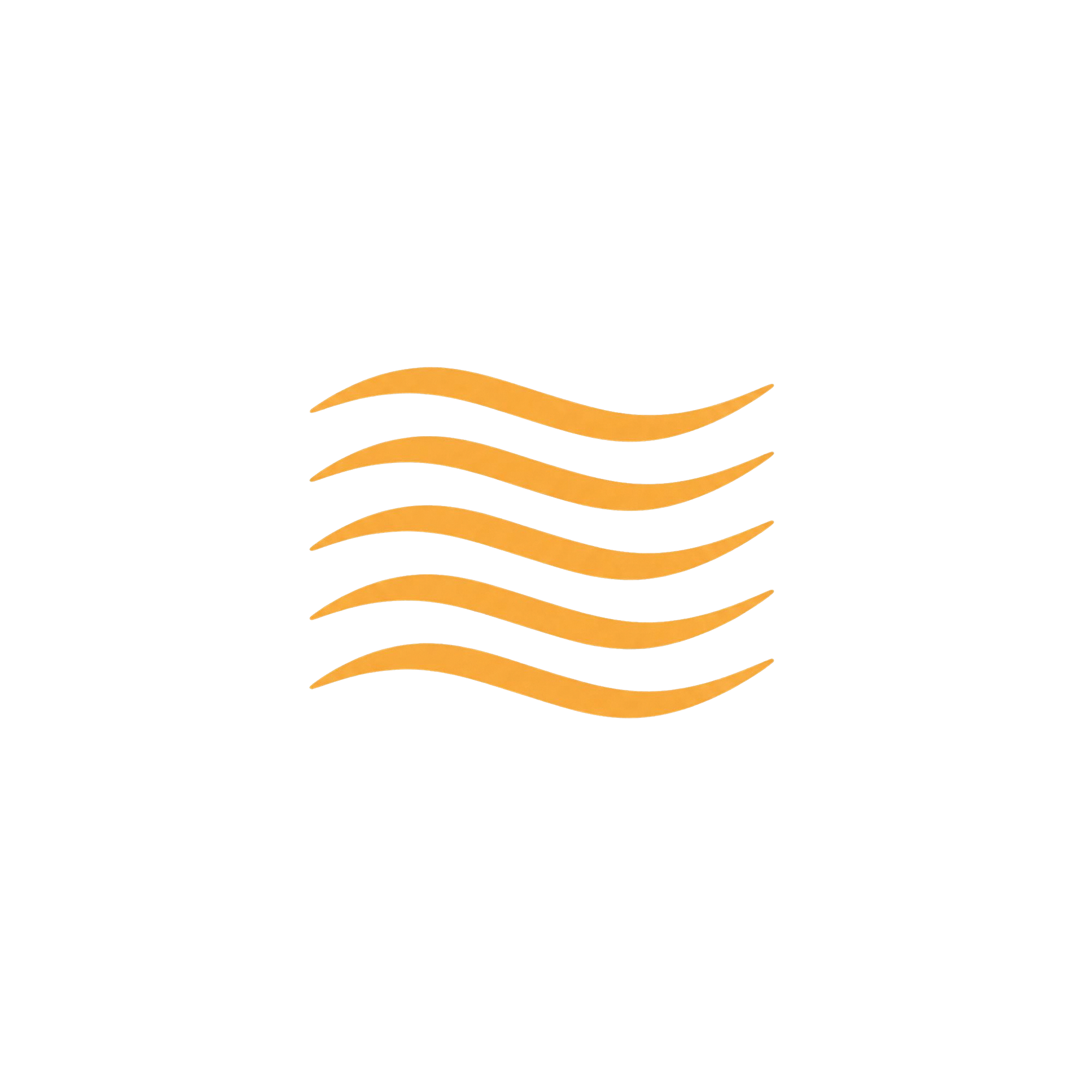 Illustration of a DNA double helix with orange strands and purple bases on a black background.
