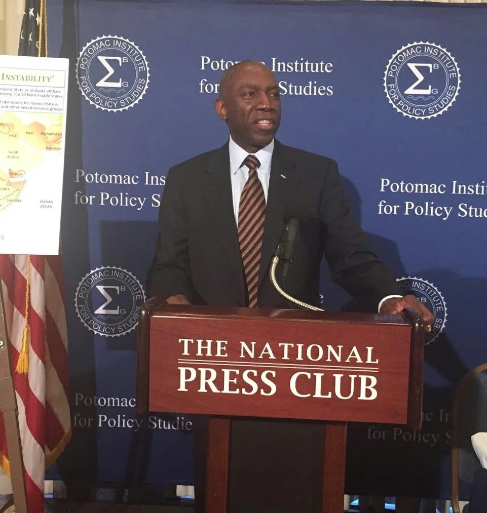 Speaking at the Potomac Institute for Policy Studies