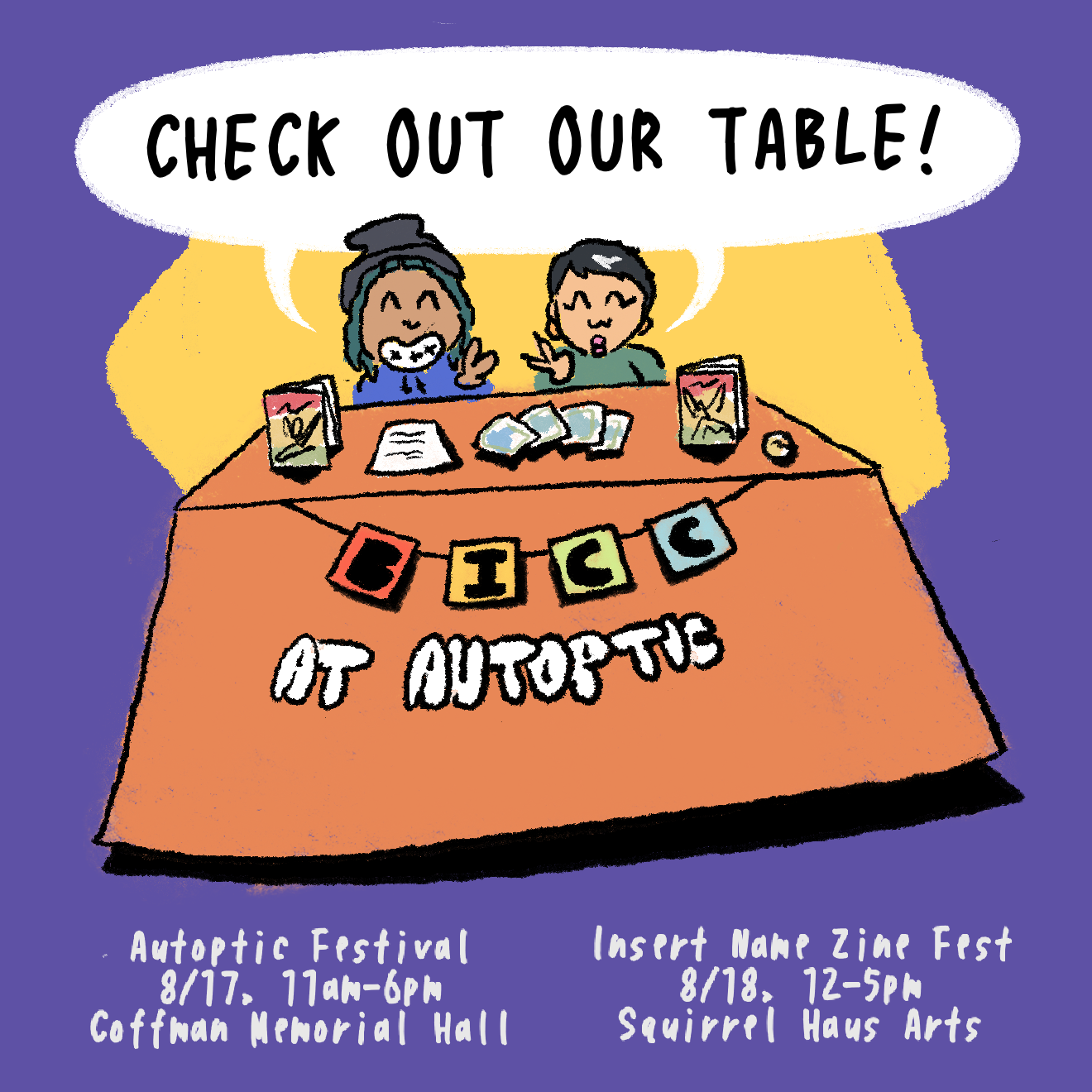 First tabling event at Autoptic 2024