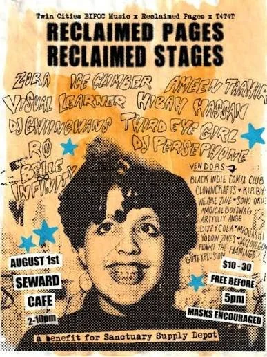 Reclaimed Pages 2026 Organized by SKURB!ART aka Blue Moreno