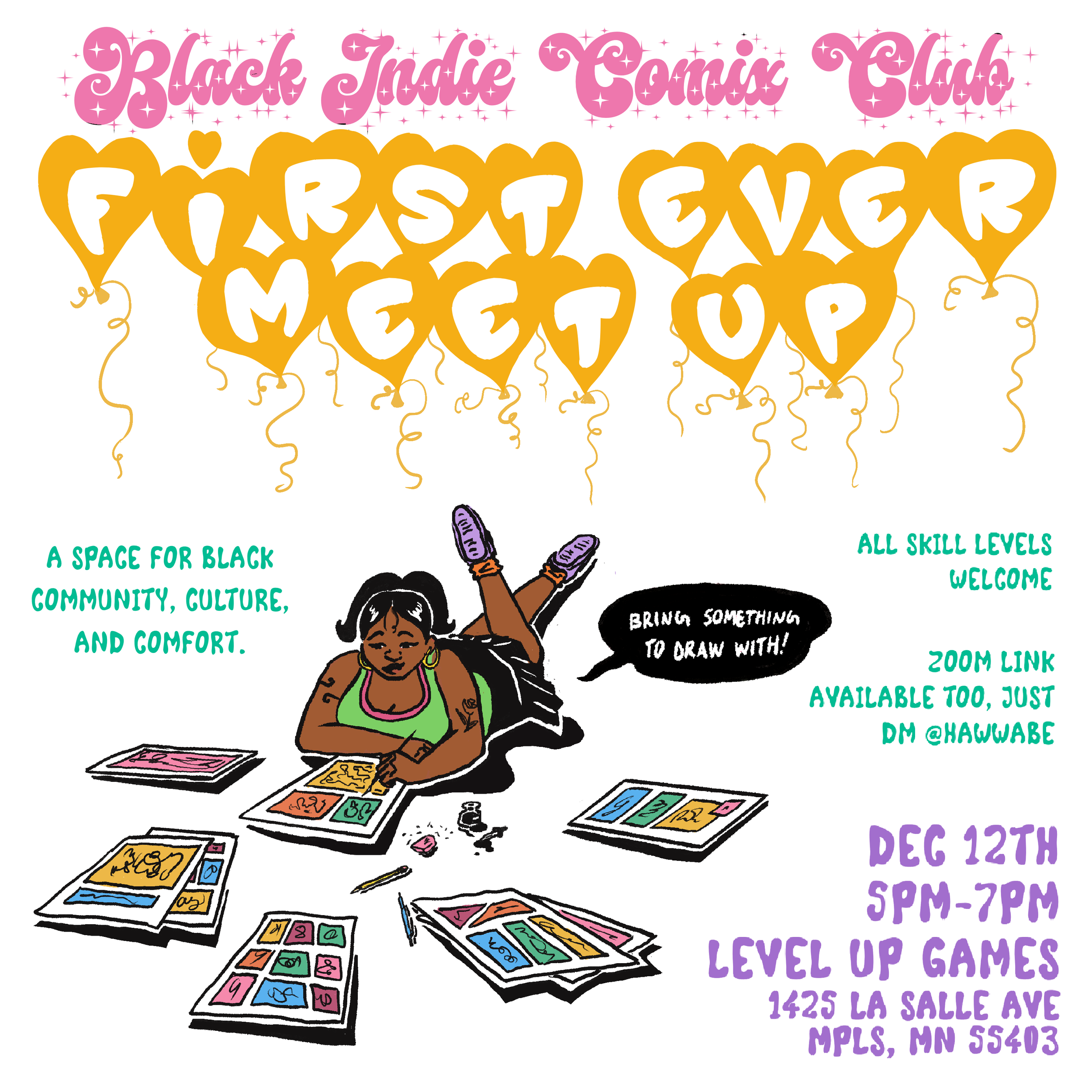 First ever flyer and meet up, 12/12/23