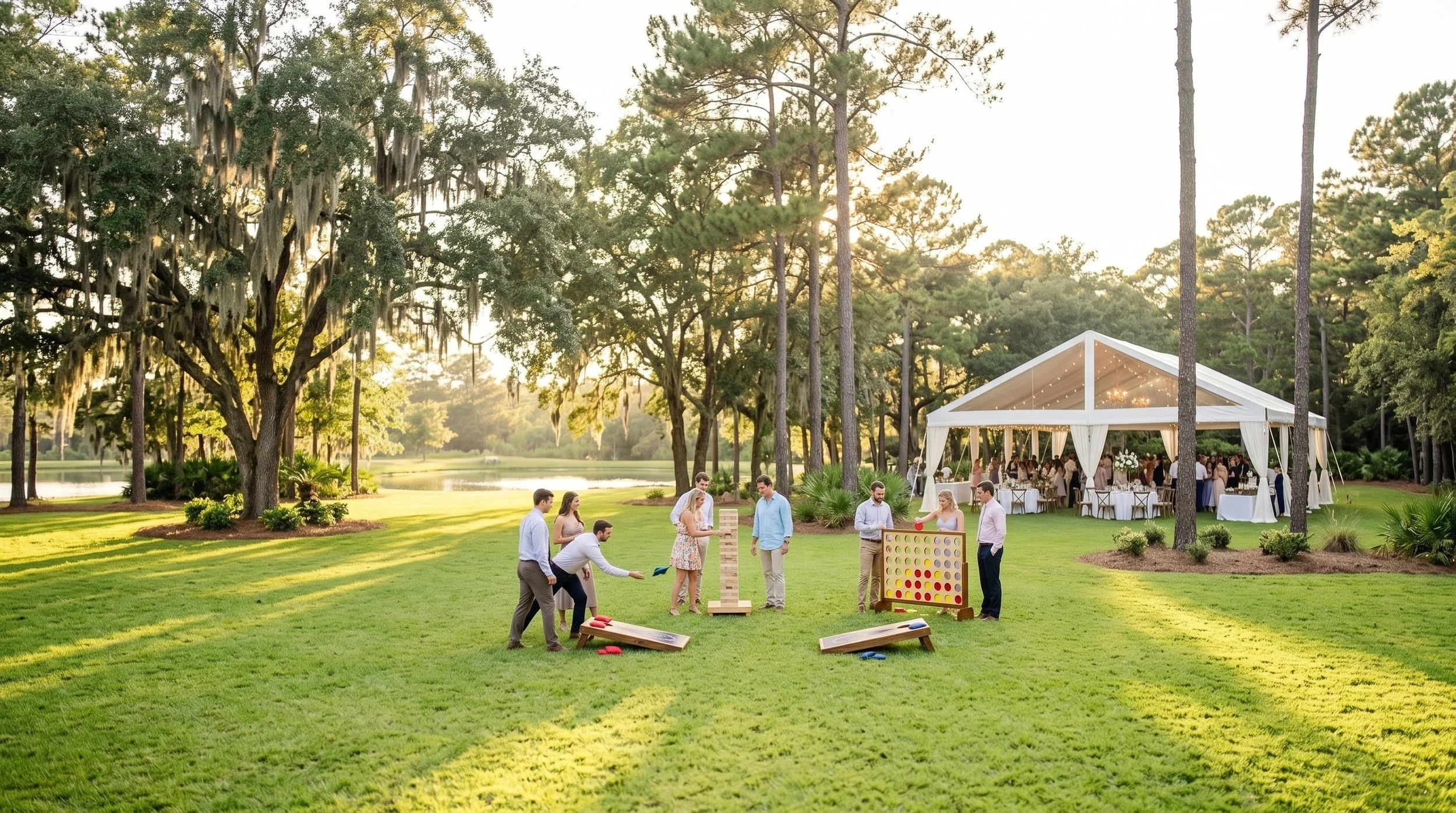 Yard Games at Wedding