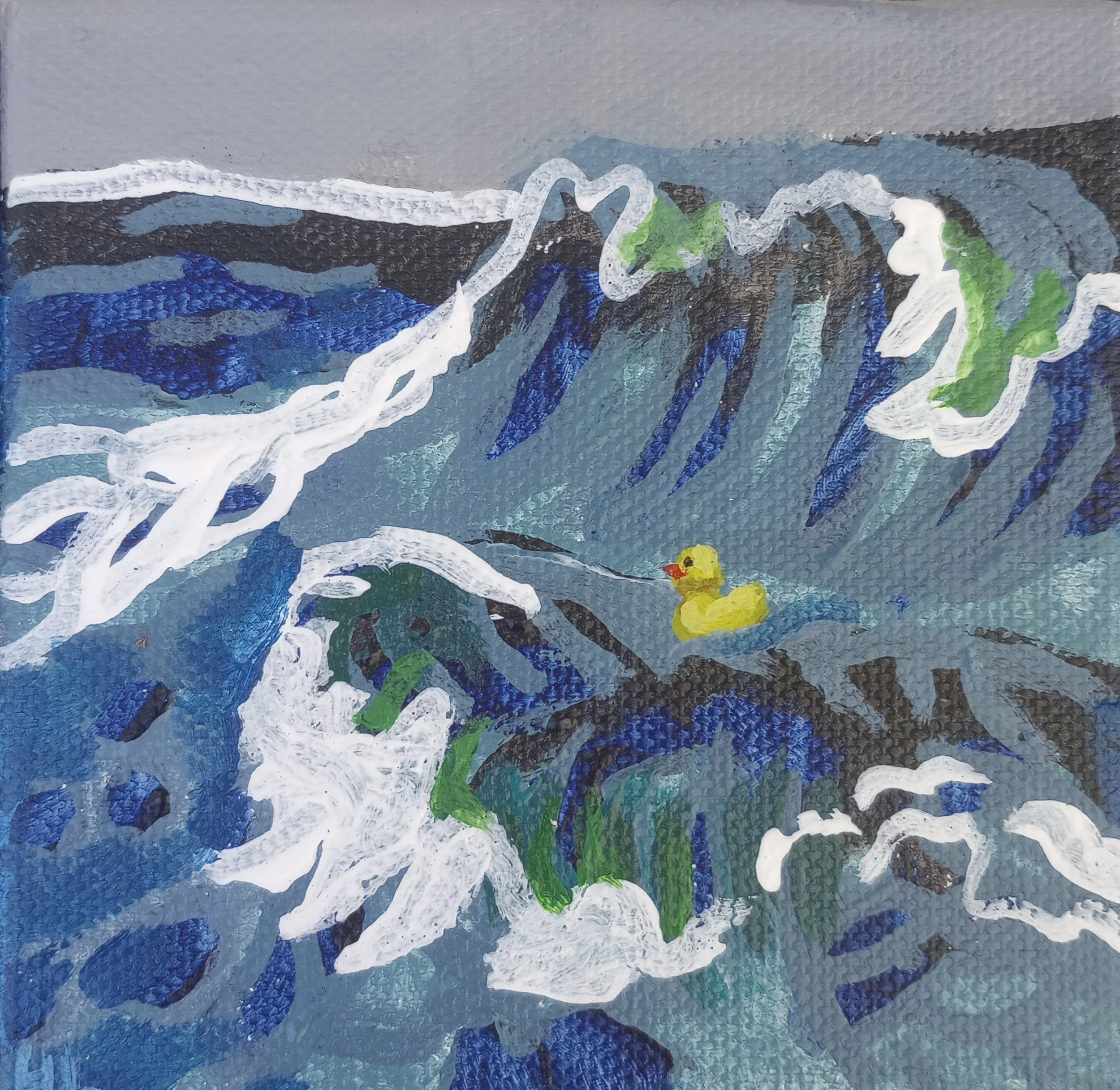 Rubber Duck in Storm