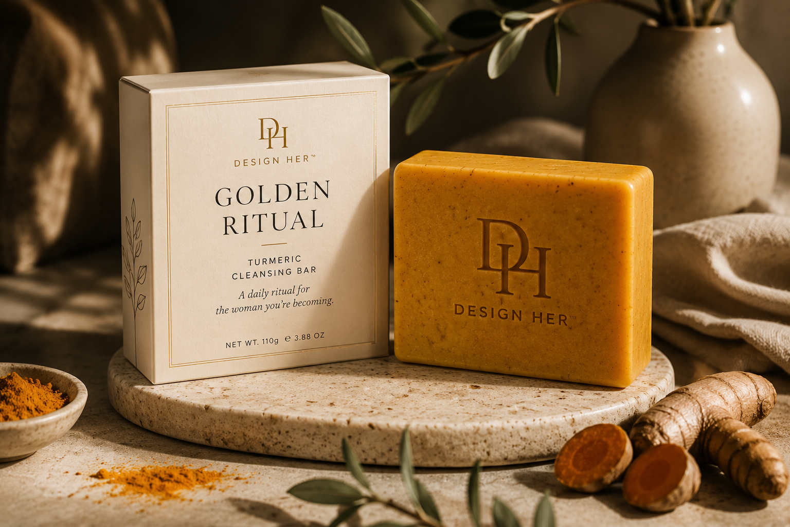 Golden Ritual Turmeric Cleansing Bar