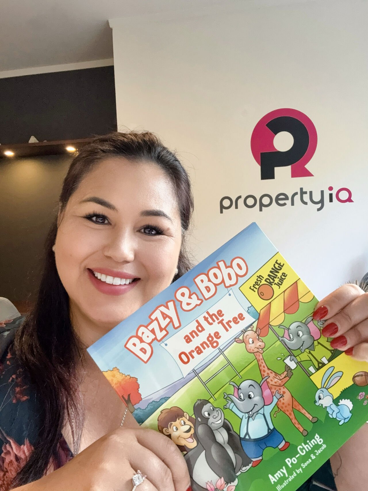 Amy Po-Ching author of the Bazzy & Bobo book