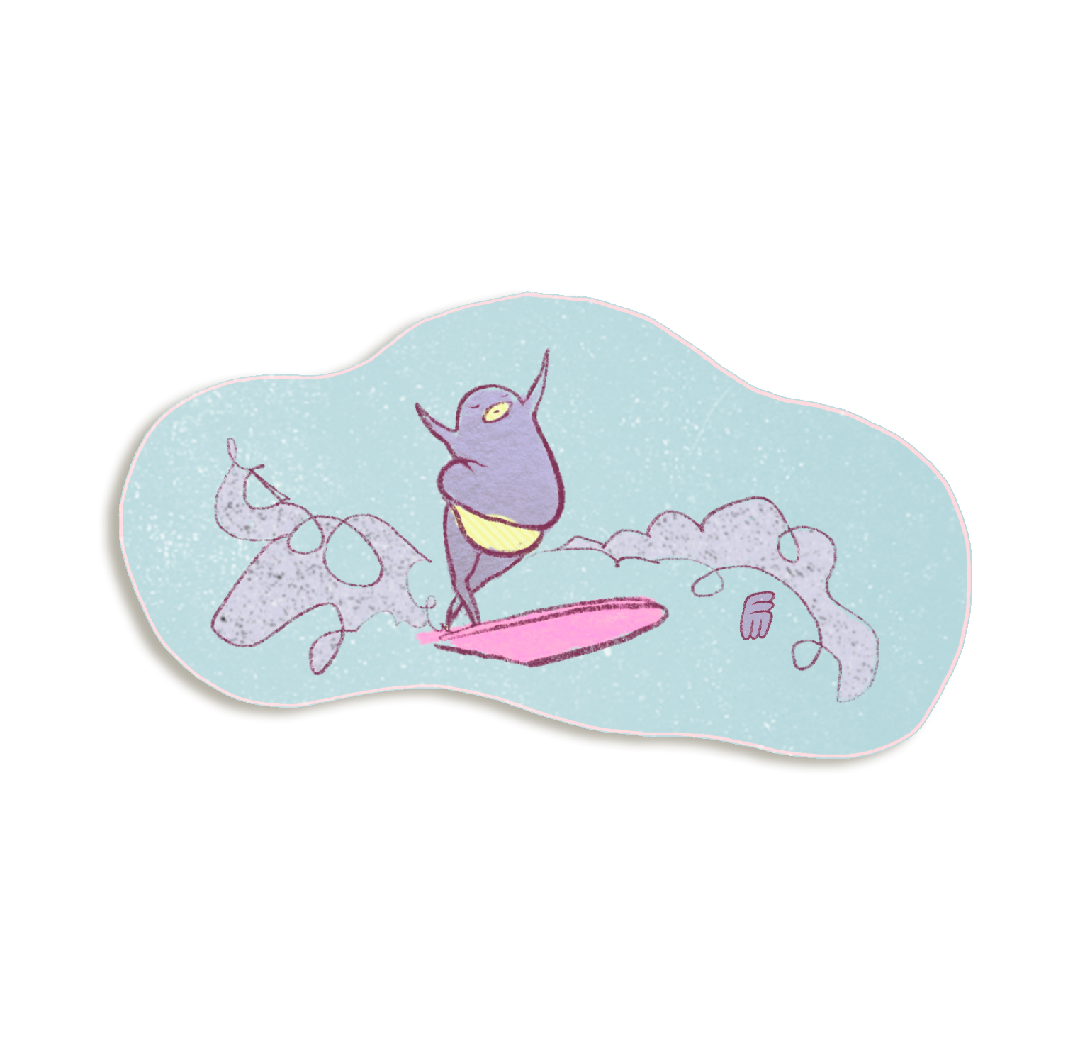 BOTTOM TURN - Pile Surf Sticker V2.png