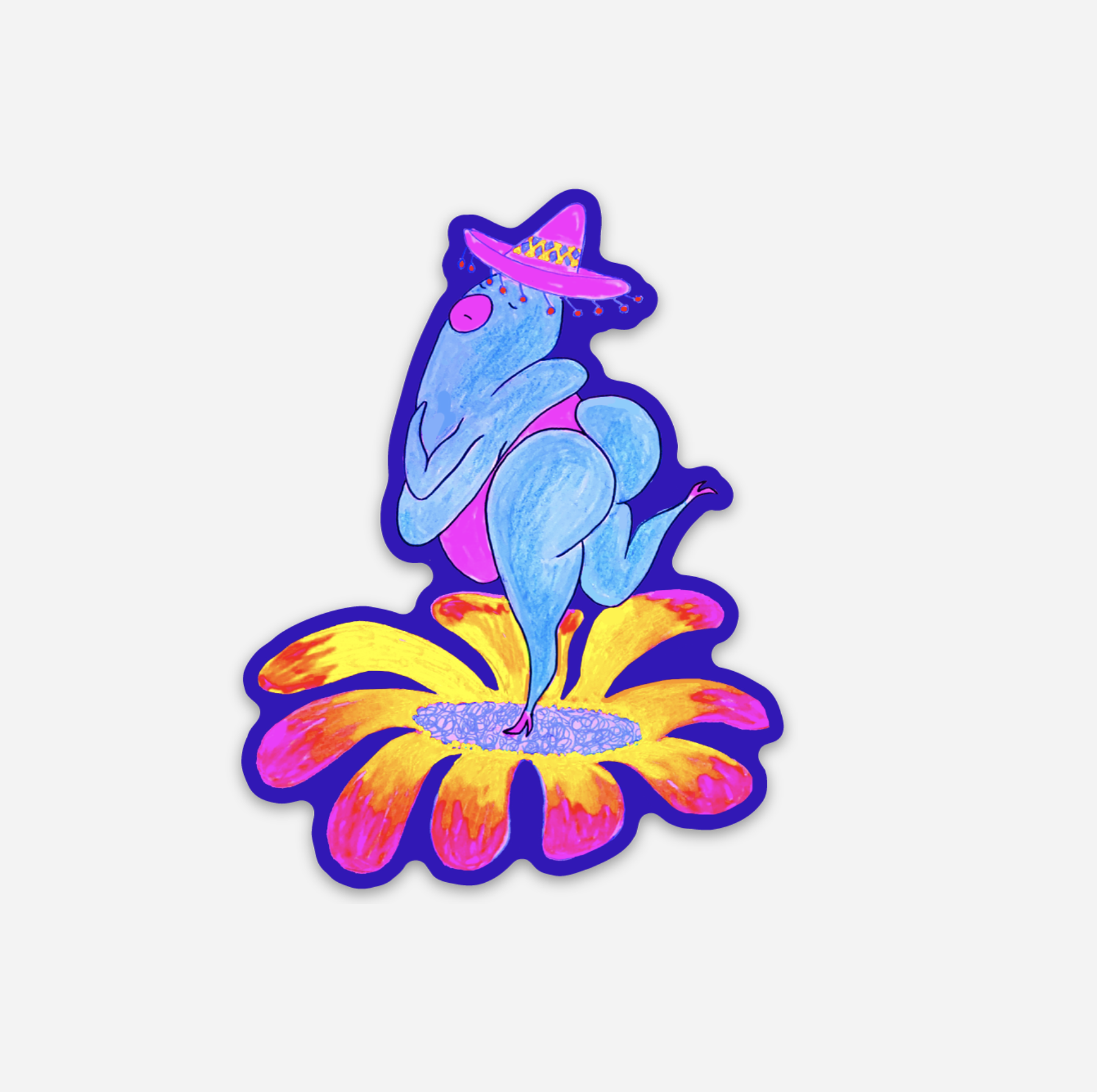 Fiesta Flower Sticker Wholesale