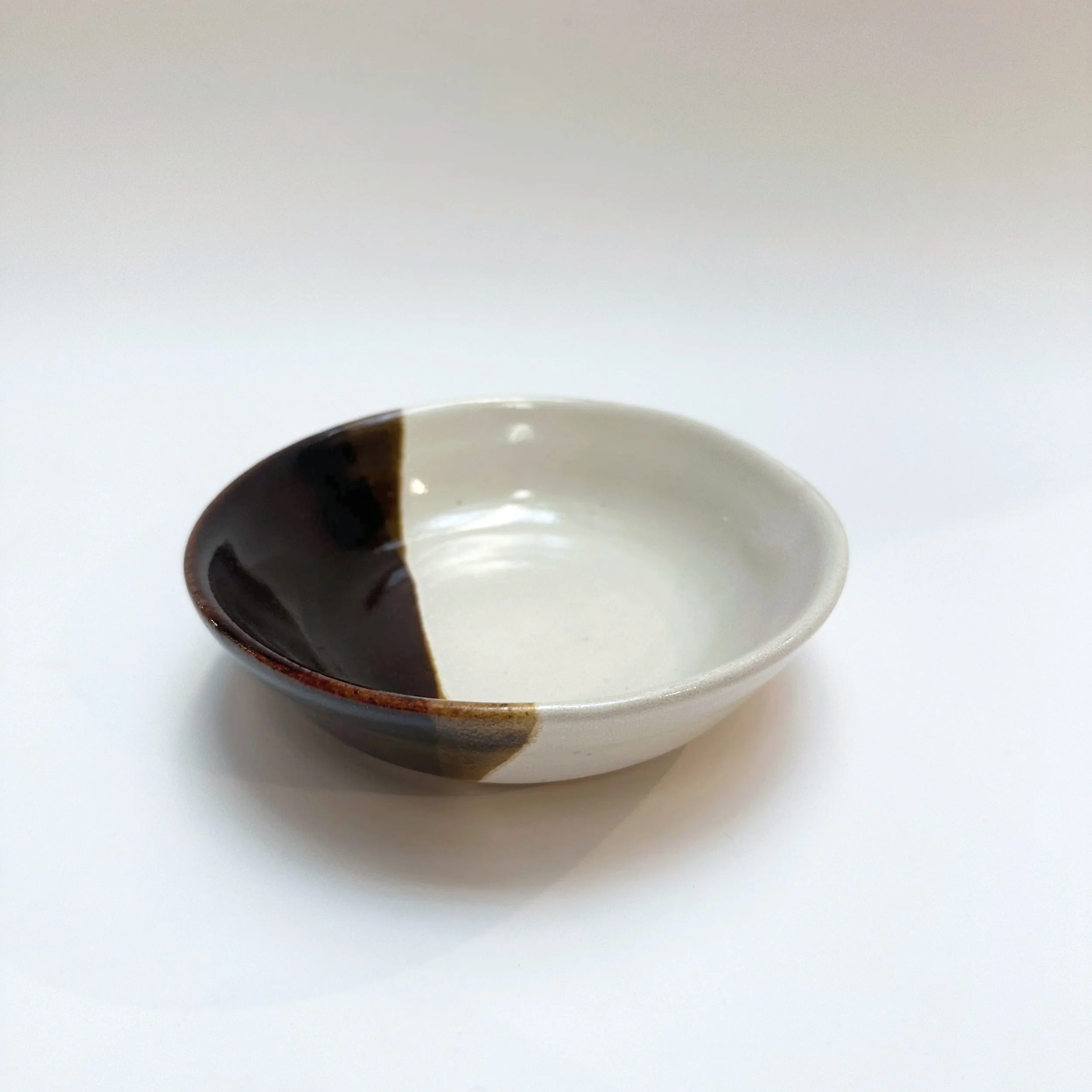 Two Toned Dish | clay, wheel thrown | 2026 | 6 × 1.5 in