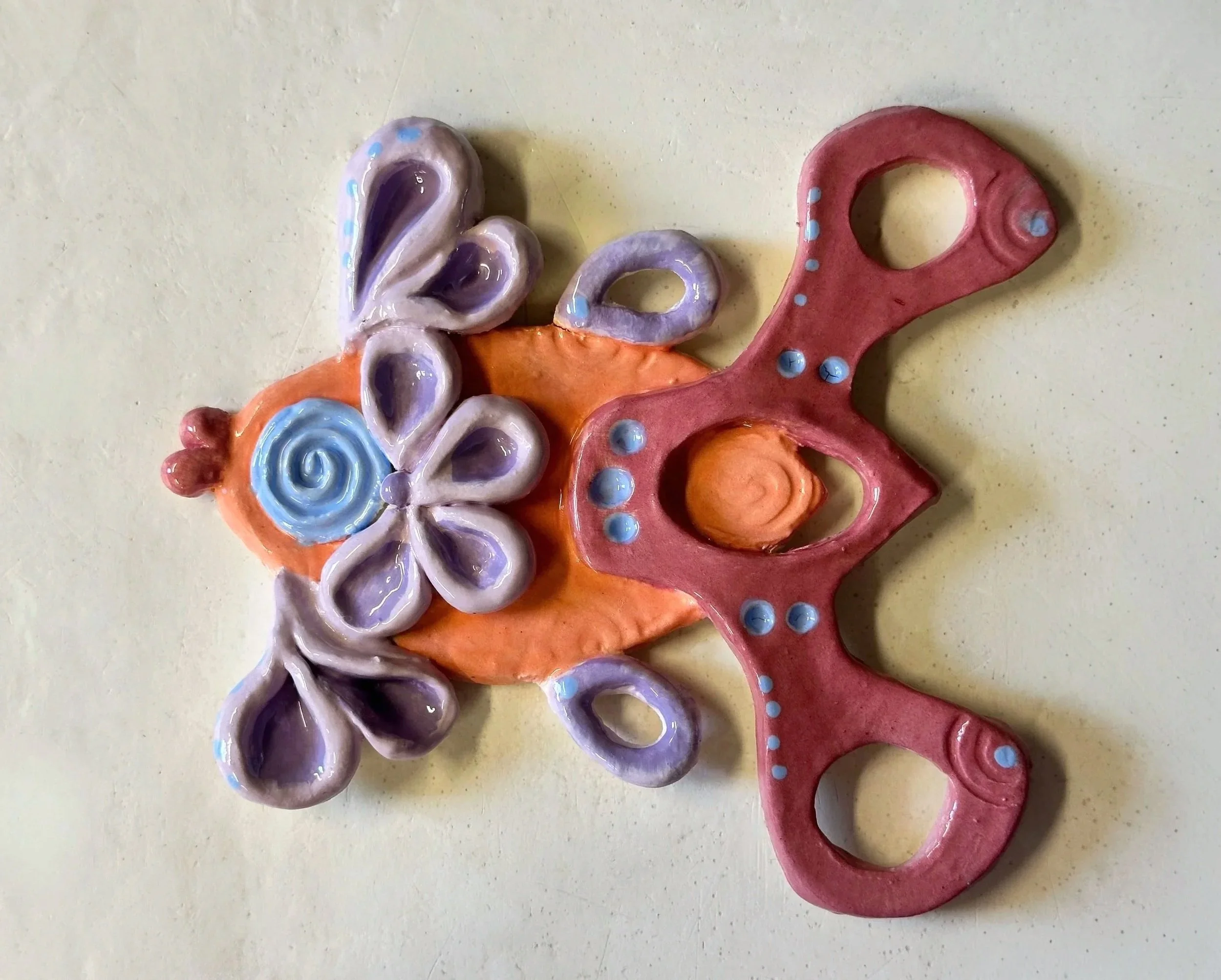 Fish | 2025 | clay handbuilding | 7 in 
