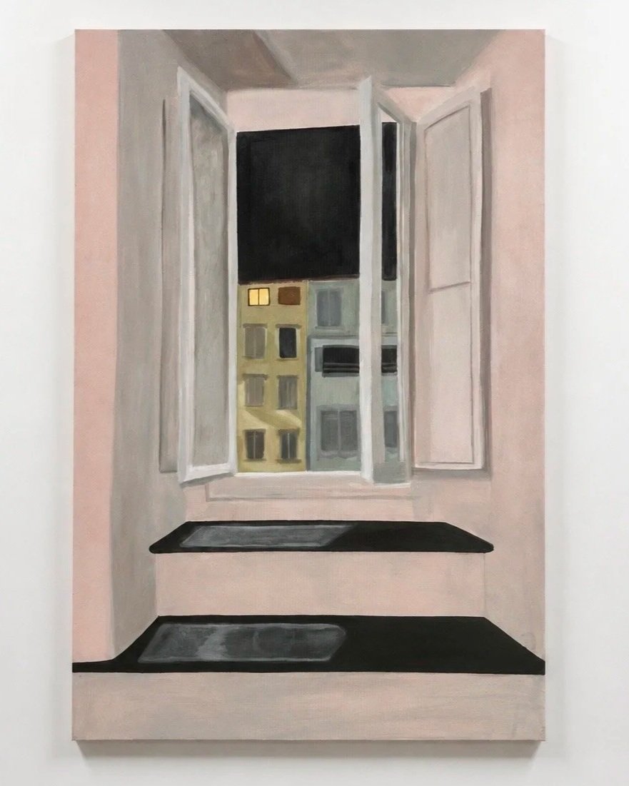 Awake | 2026 | oil on canvas | 18 × 120 cm