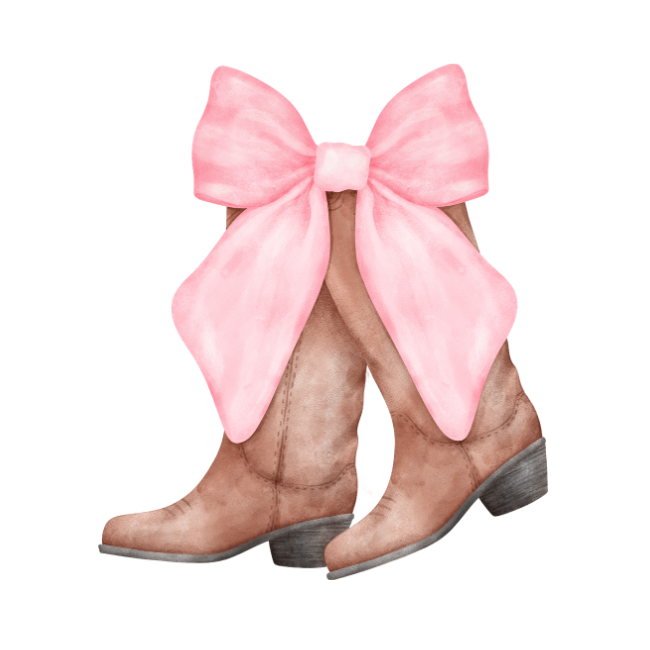 Boots and Bows Pin