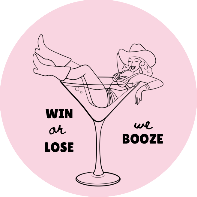 Win Or Lose Cowgirl Pin