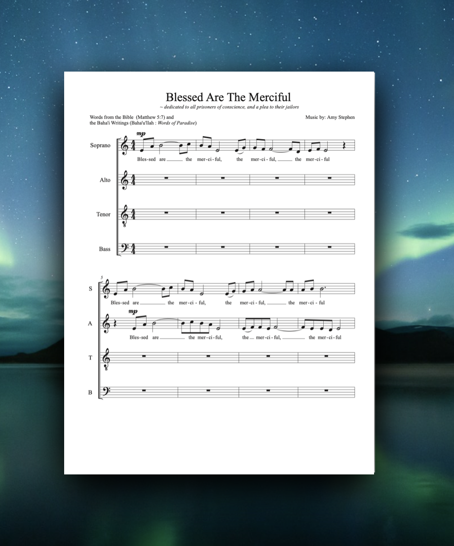 Blessed Are the Merciful - SATB a cappella