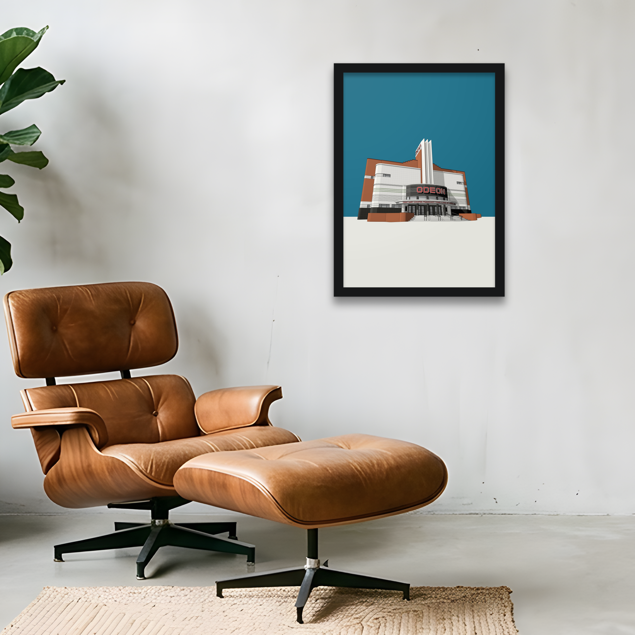kingstanding-odeon-A3-Framed-Print.png