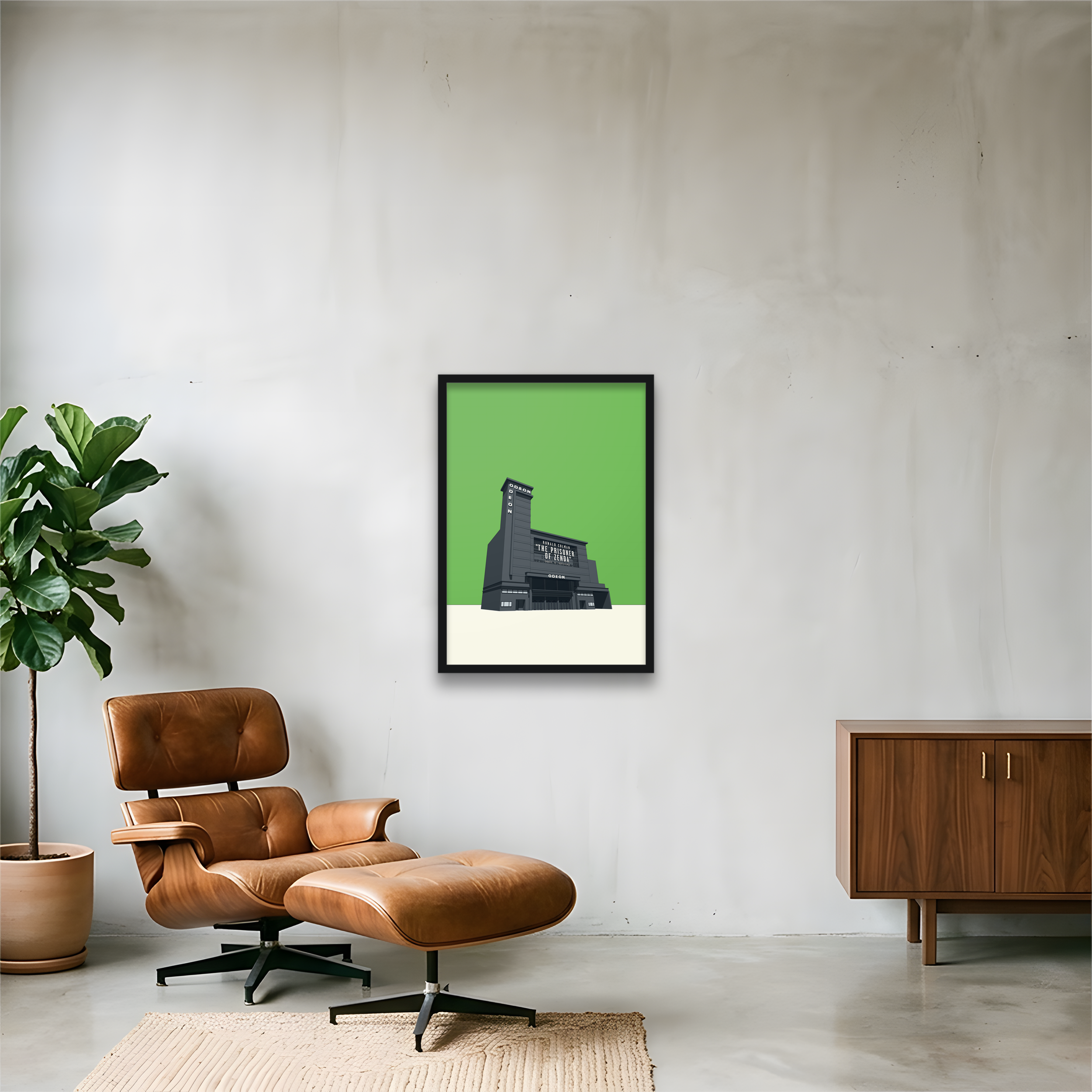 odeon-leicester-square-A2-Framed-Print.png