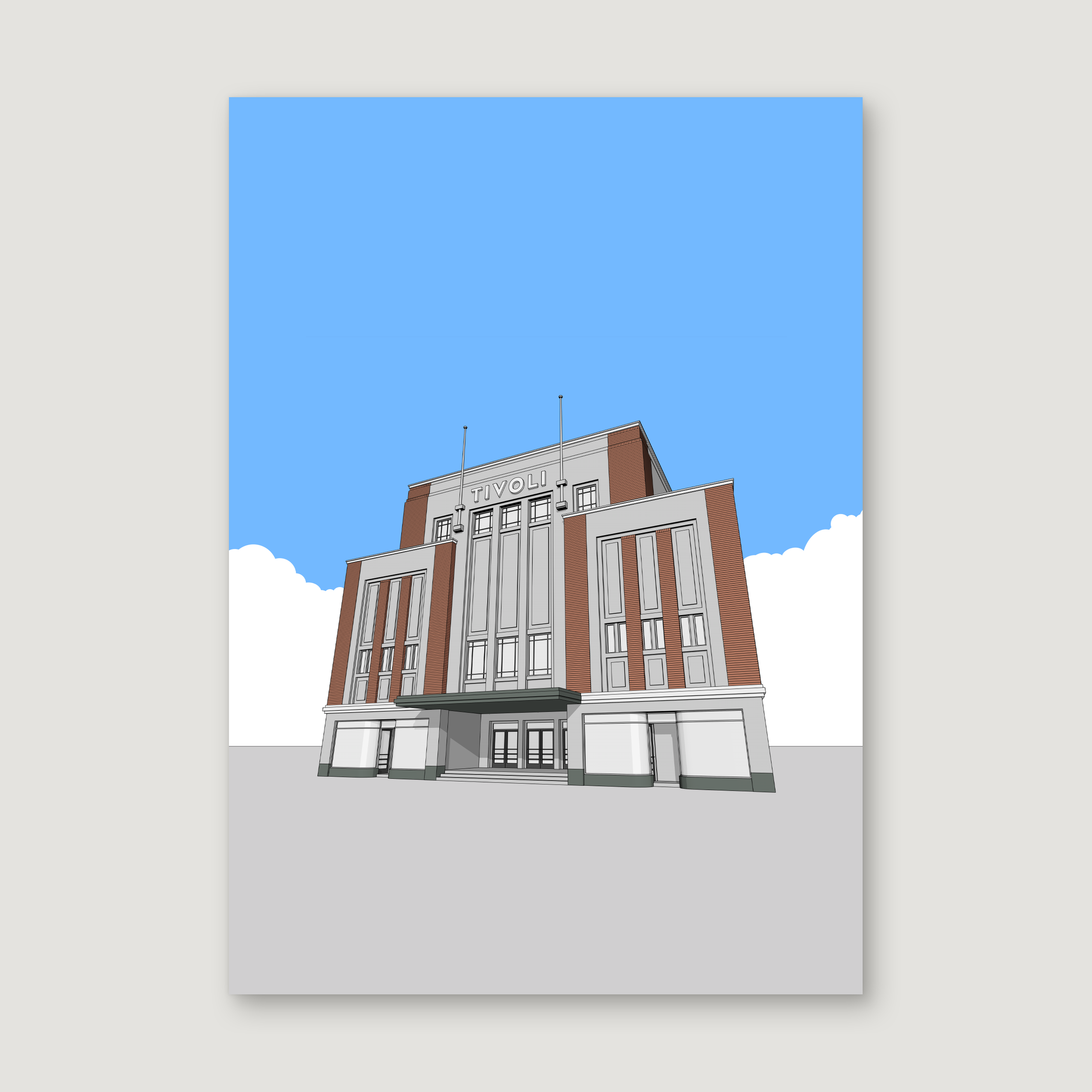 Unbuilt Tivoli Cinema, Mumbles - 1937