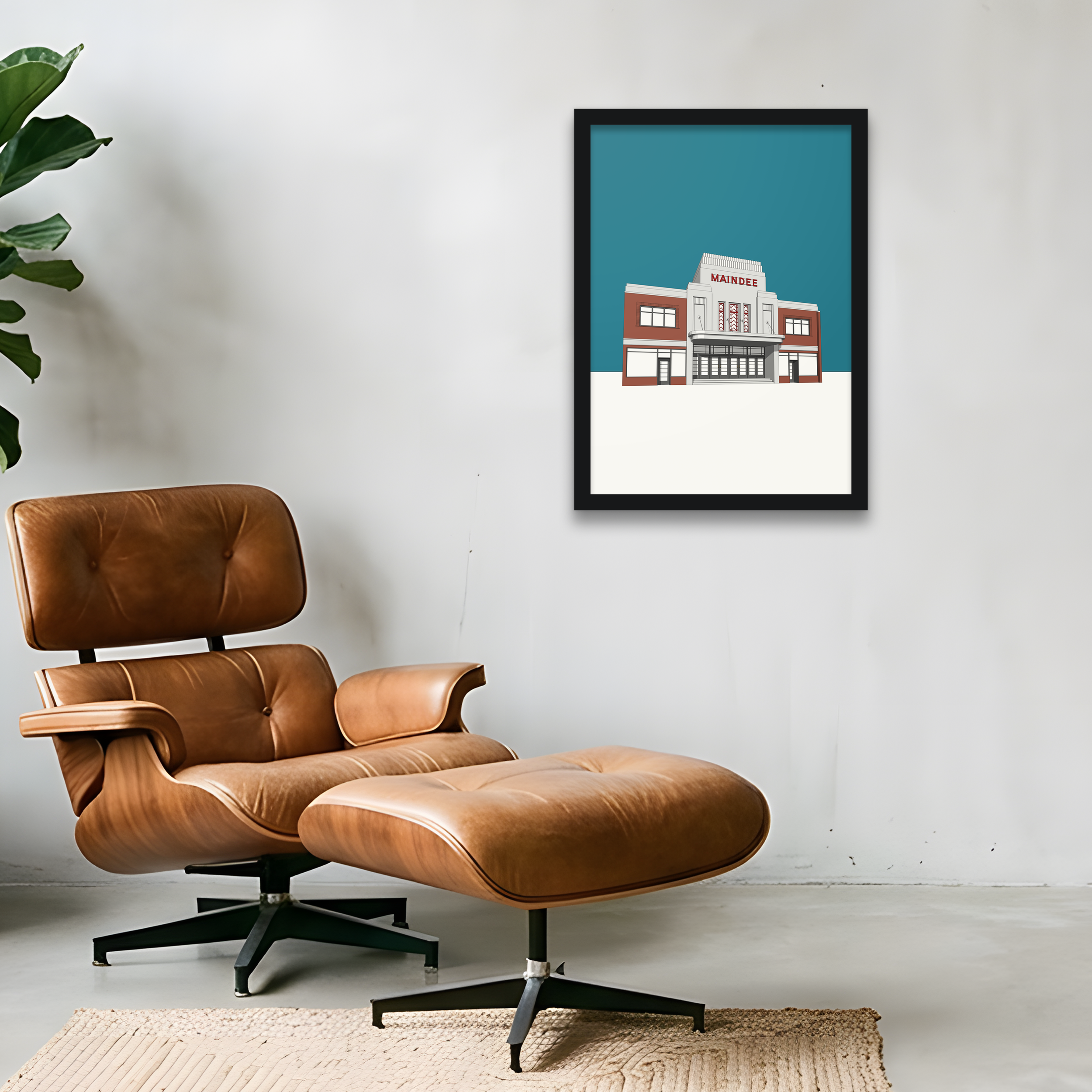 maindee-cinema-A3-Framed-Print.png