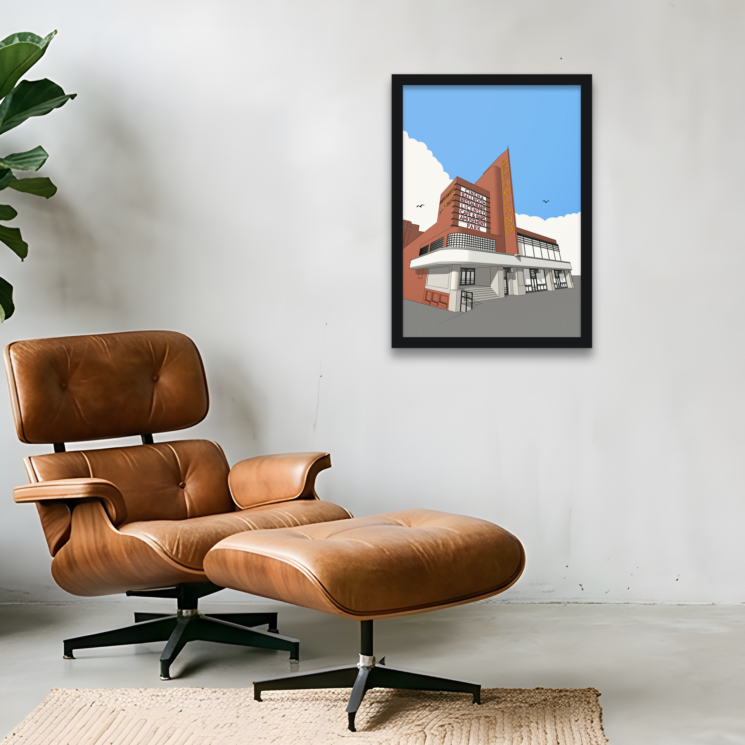 margate-dreamland-A3-Framed-Print.png