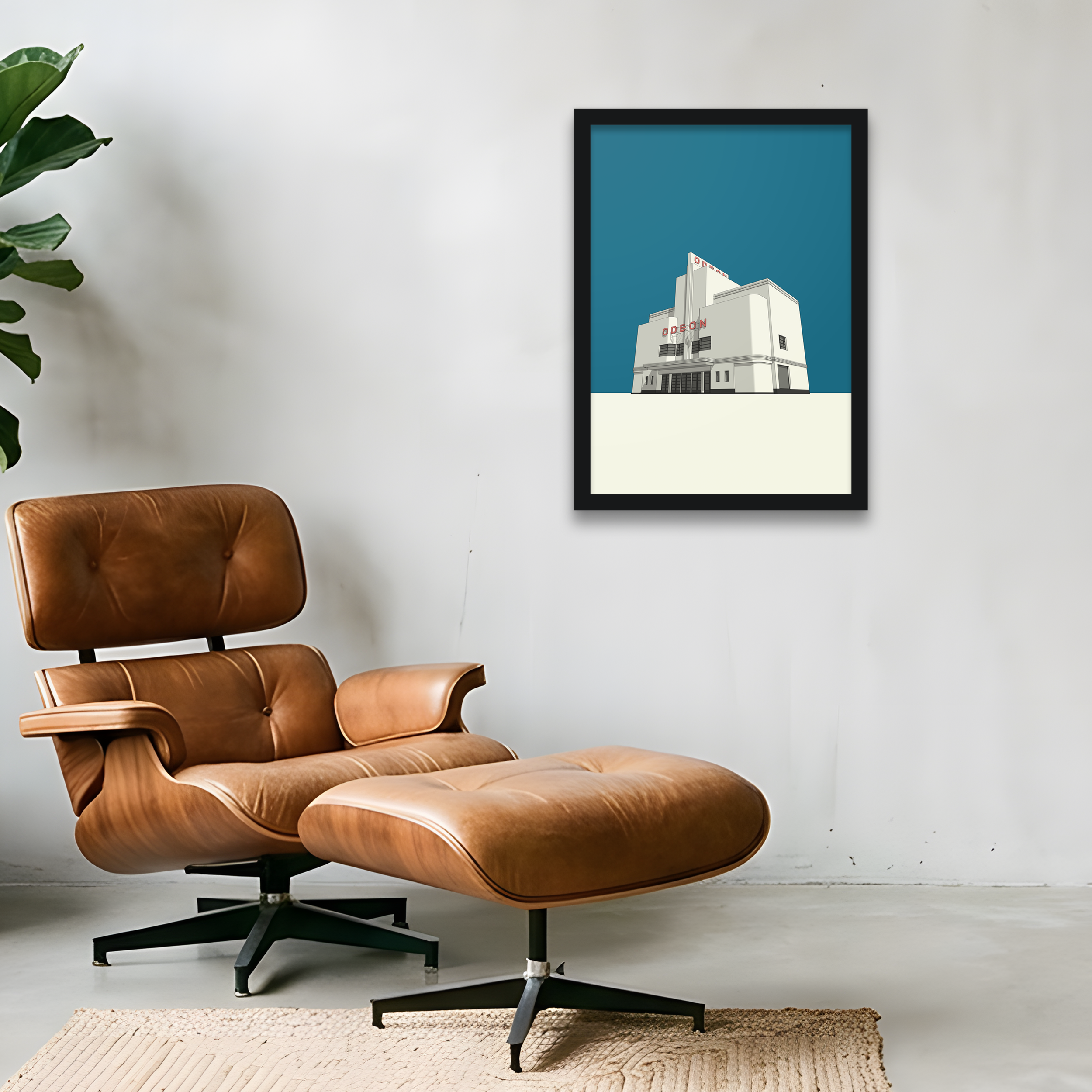 balham-odeon-A3-Framed-Print.png