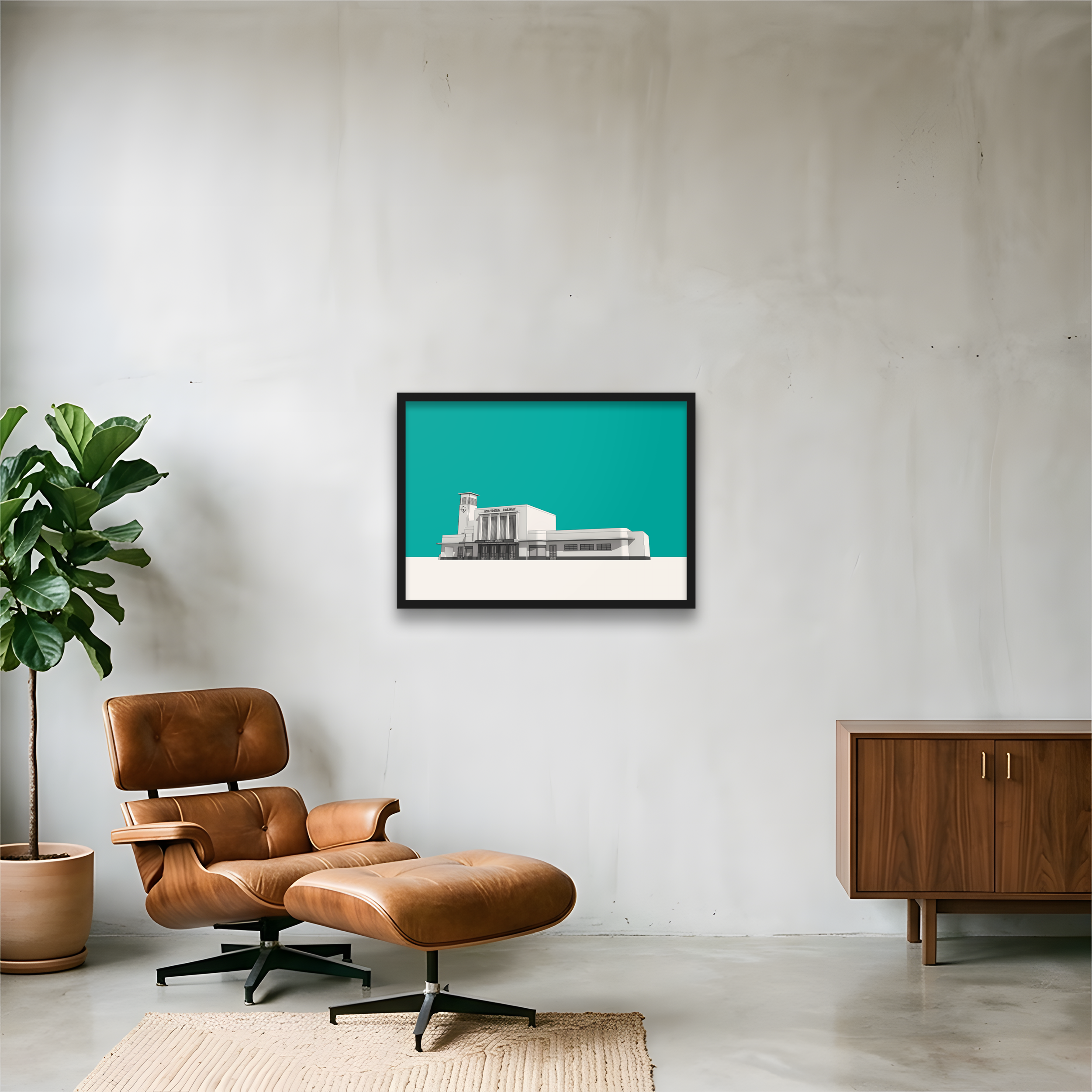Surbiton-Station-A2-Framed-Print.png