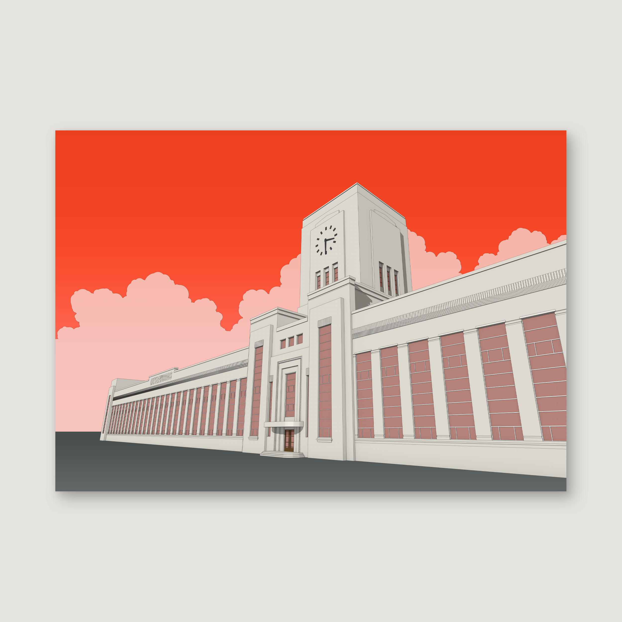 The Littlewoods Pools Building, Liverpool - 1938