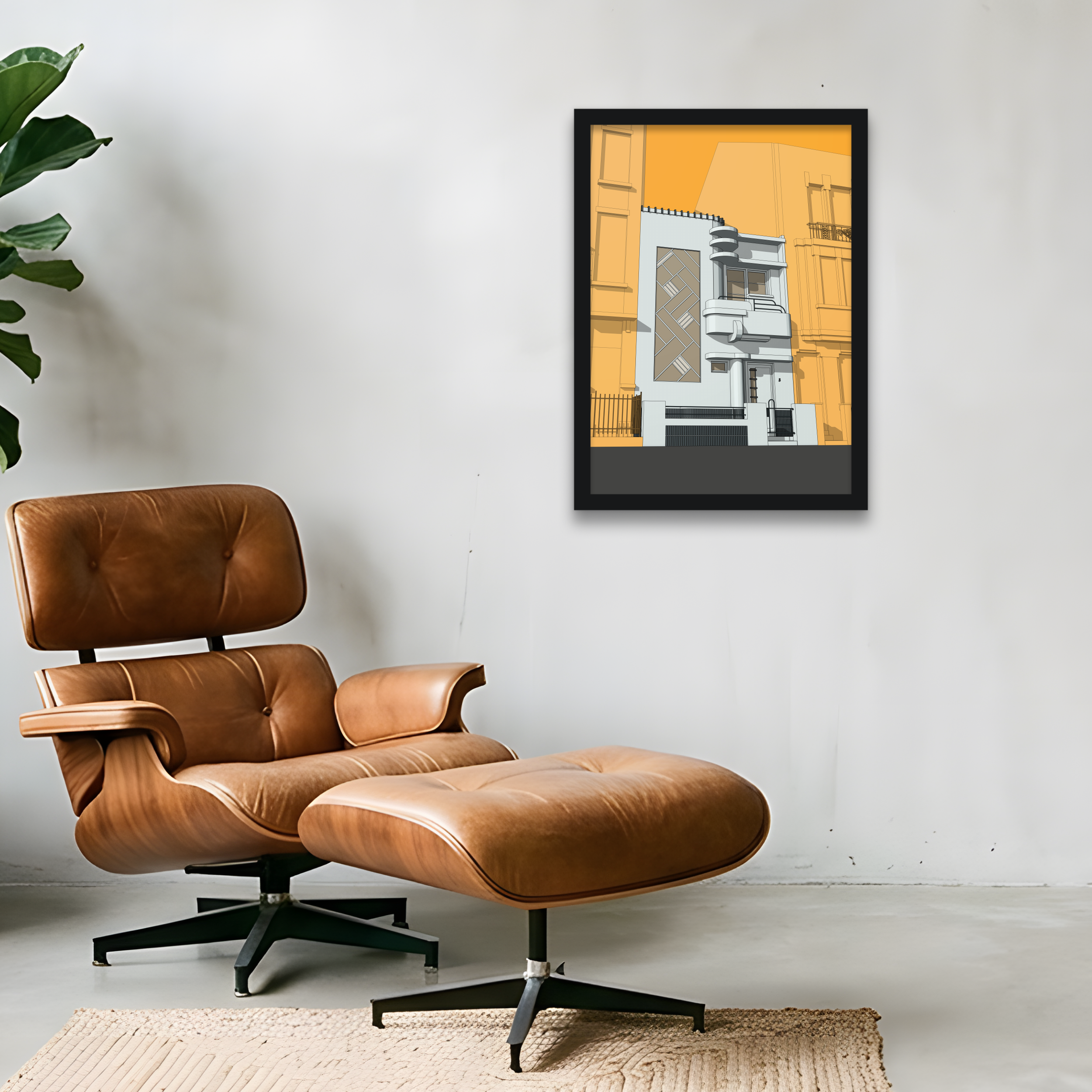 maison-marit-A3-Framed-Print.png