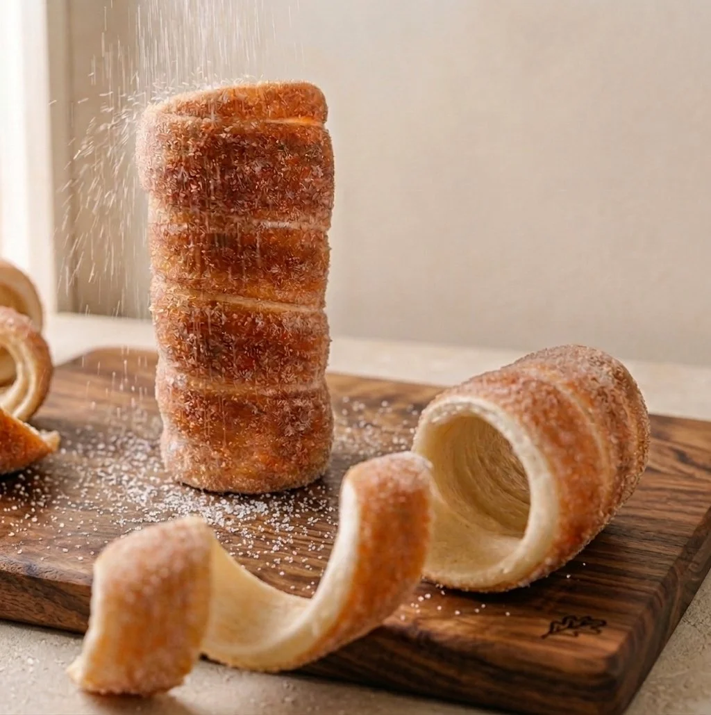 HUNGARIAN CHIMNEY CAKE (KÜRTŐSKALÁCS)