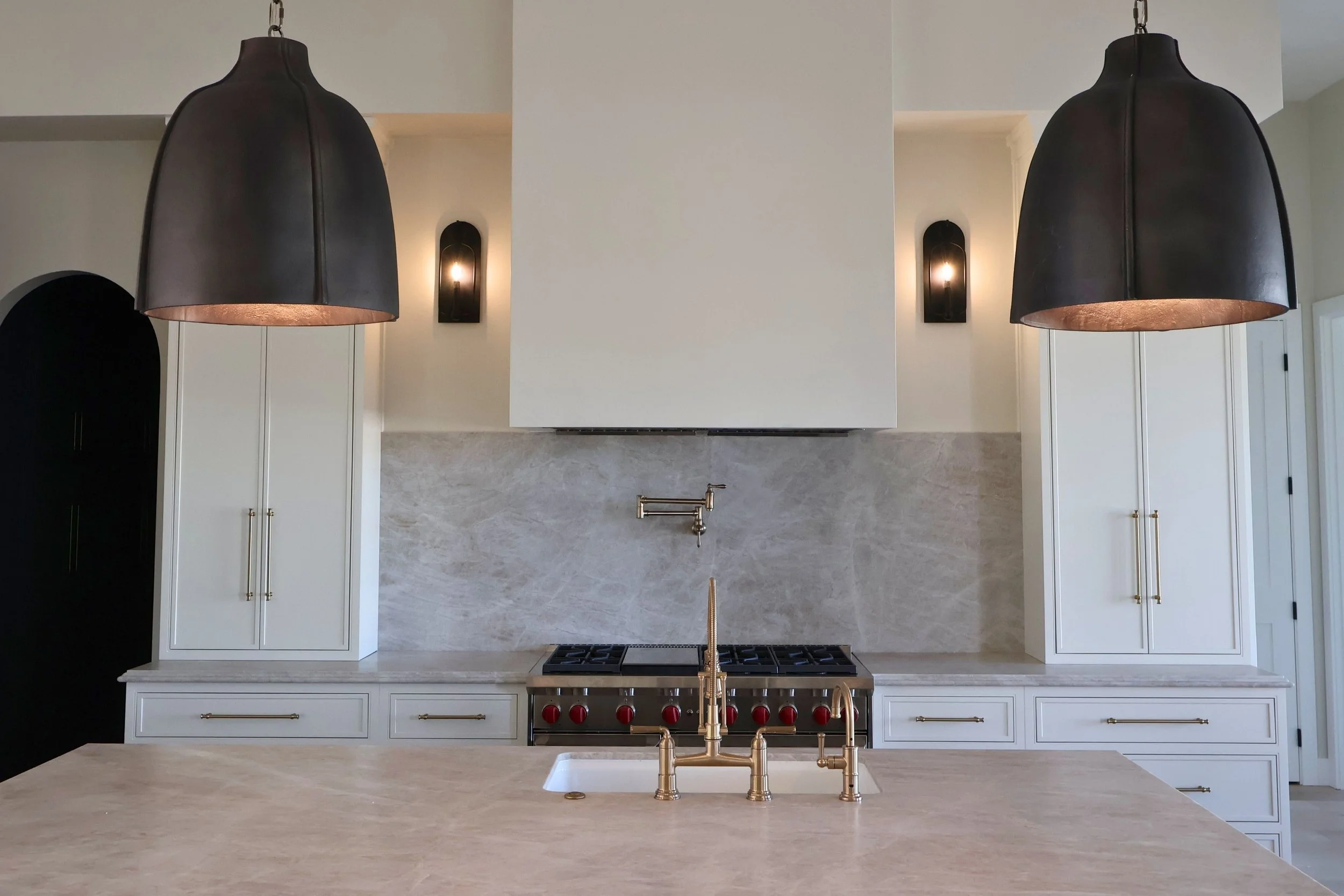 queen creek kitchen, new construction with taj mahal