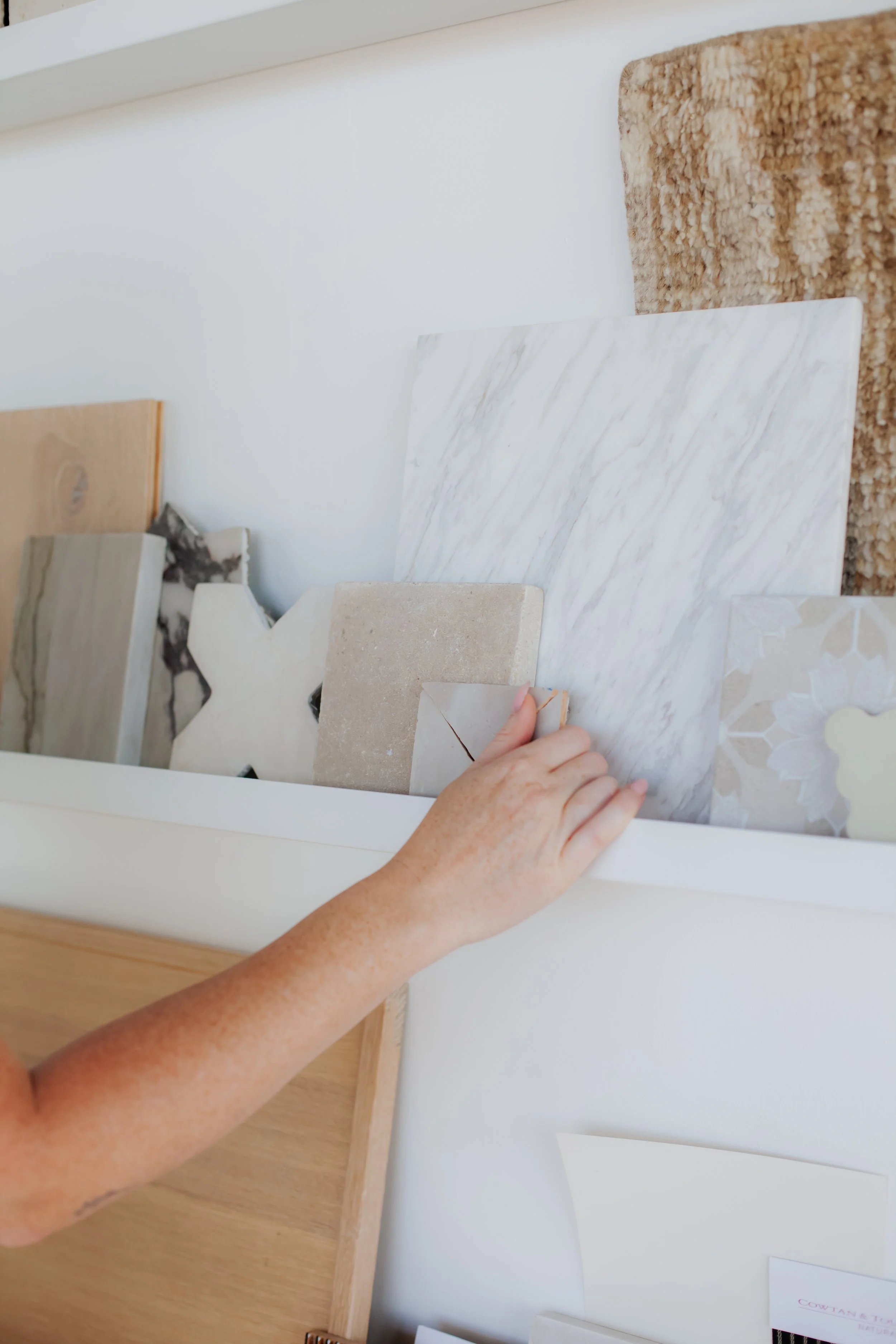 beautiful design materials for the studio