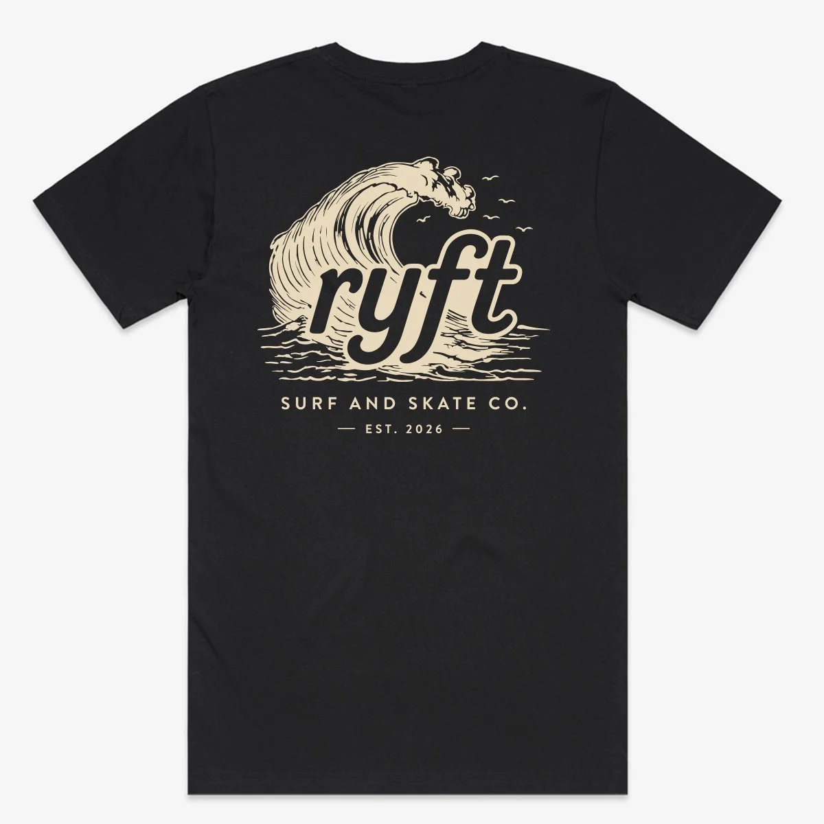 Ryft Wave Tee - Black
